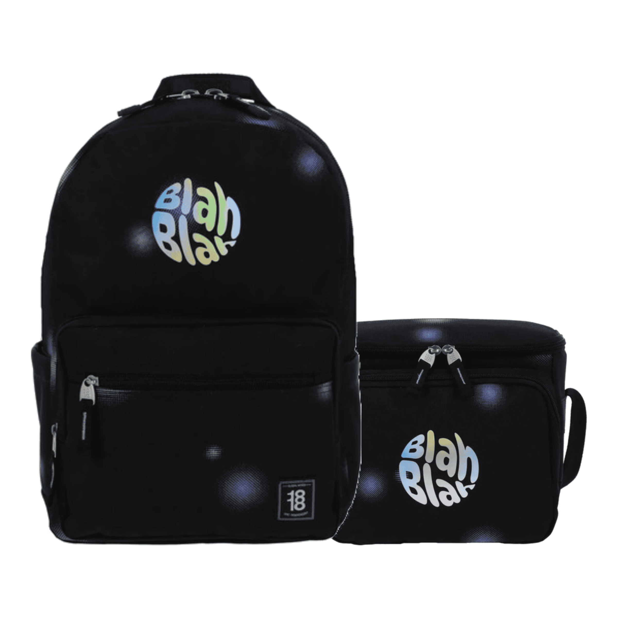 Kit Escolar 1818 by Chenson Mochila + Lonchera Negro Juvenil - Modelo 1866004, modelo 1866004-3-KC2O