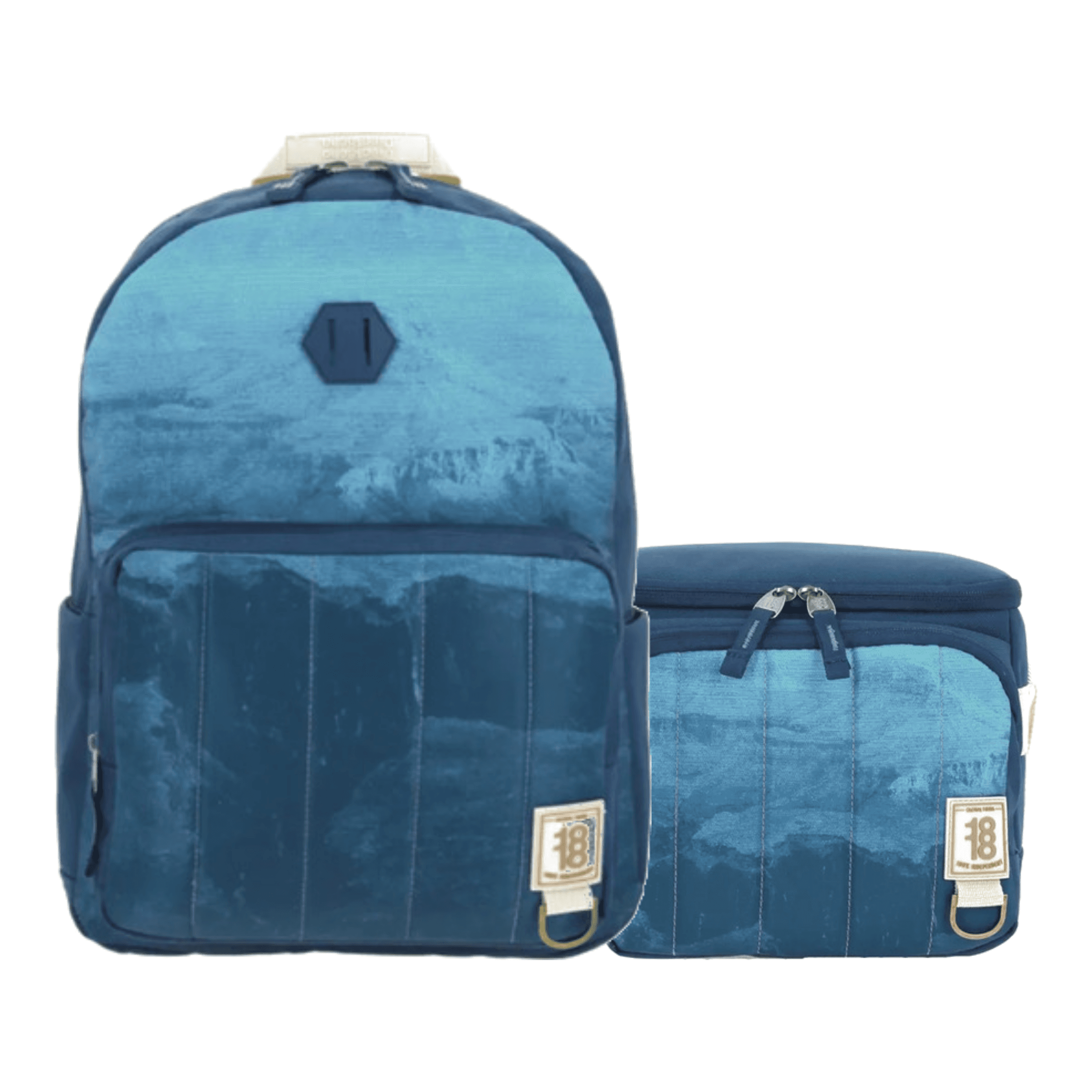 Kit Escolar 1818 by Chenson Mochila + Lonchera Azul Juvenil - Modelo 1866199, modelo 1866199-9-KC2O