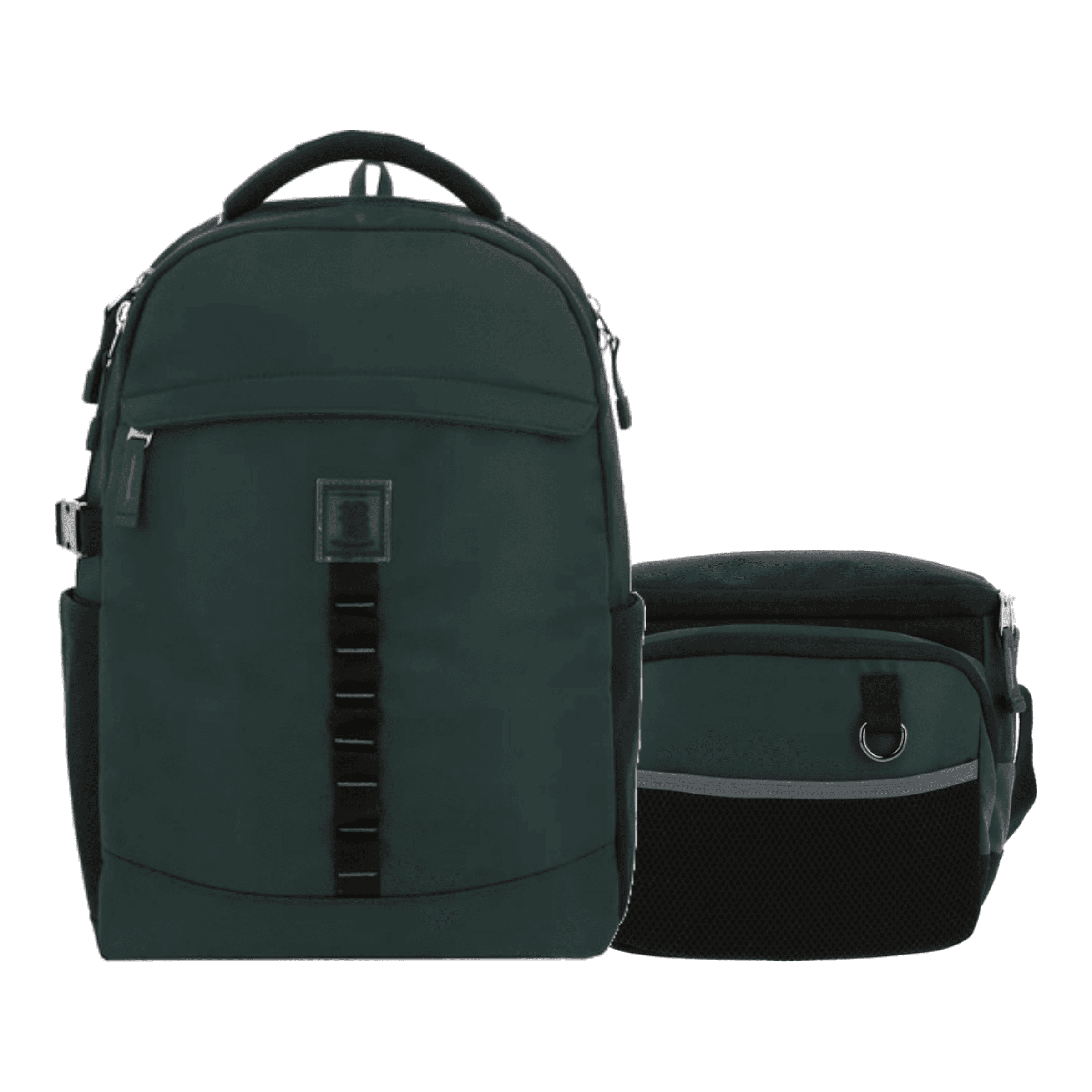 Kit Escolar 1818 by Chenson (Mochila + Lonchera) Verde Seco Juvenil - Modelo 1866572, modelo 1866572-A-KC2O