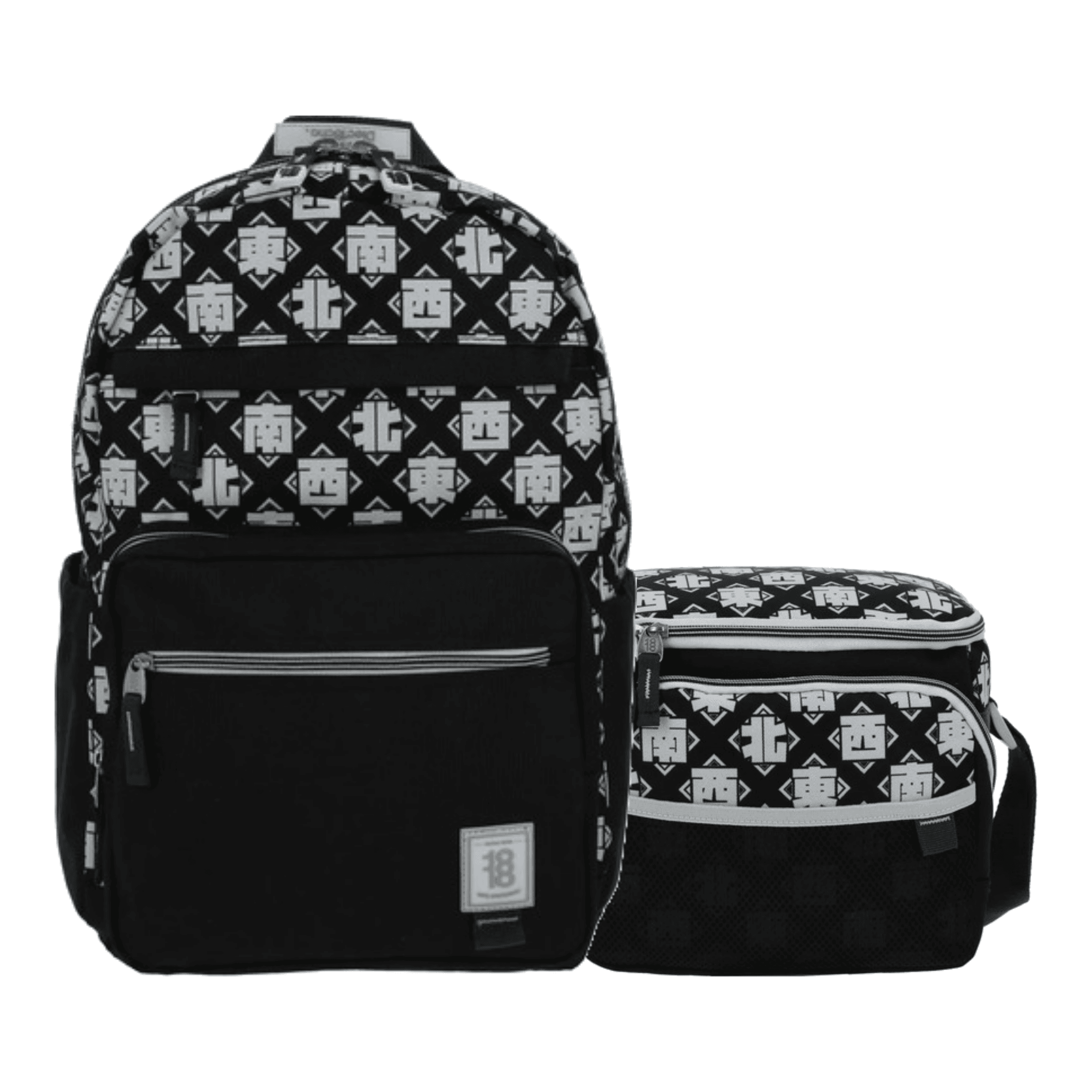 Kit Escolar 1818 by Chenson Mochila + Lonchera Negro Juvenil - Modelo 1870175, modelo 1870175-3-KC2O