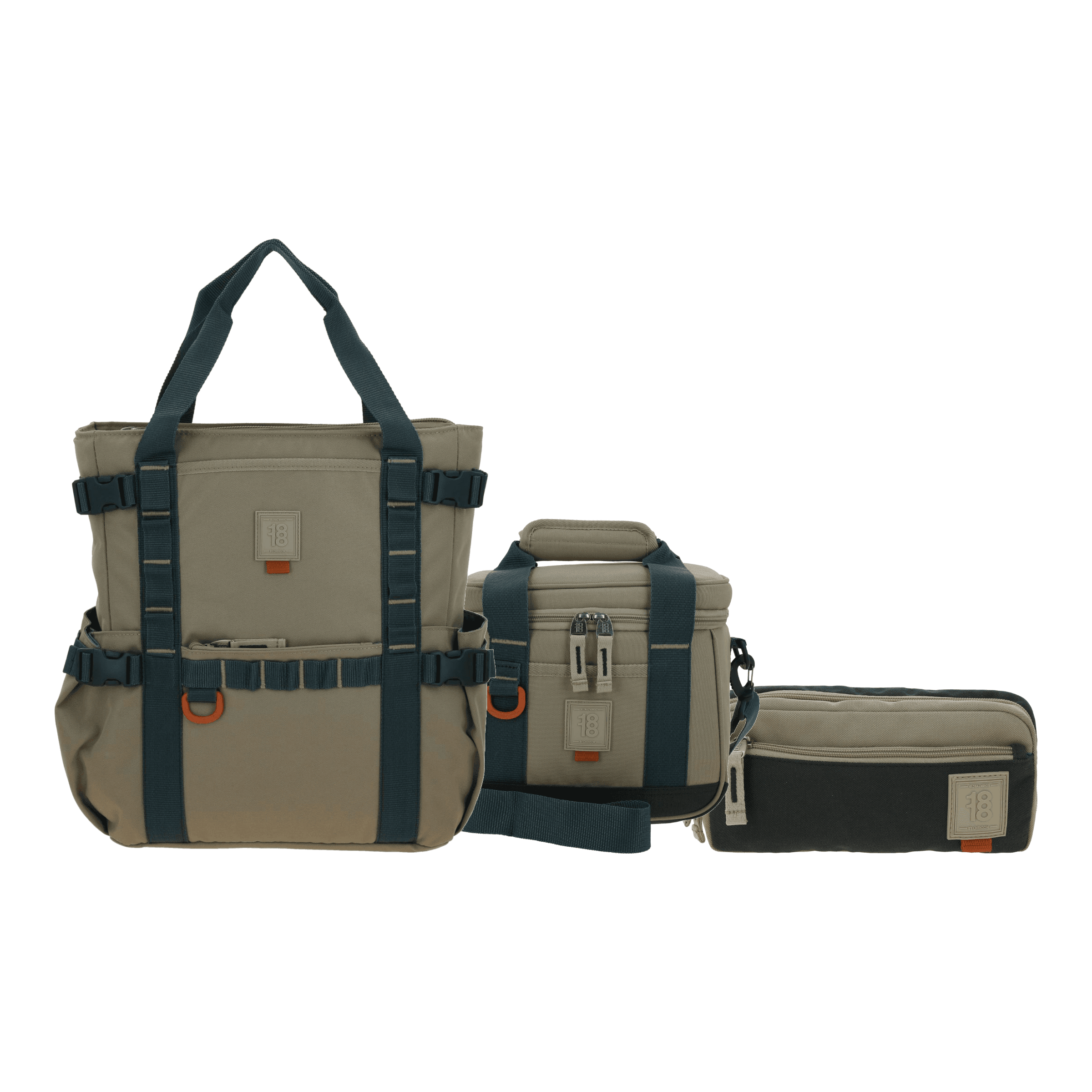 Kit Escolar 1818 by Chenson (Mochila + Lonchera + Lapicera) Café Oro Rosa Juvenil, modelo 1870891-K-KC3