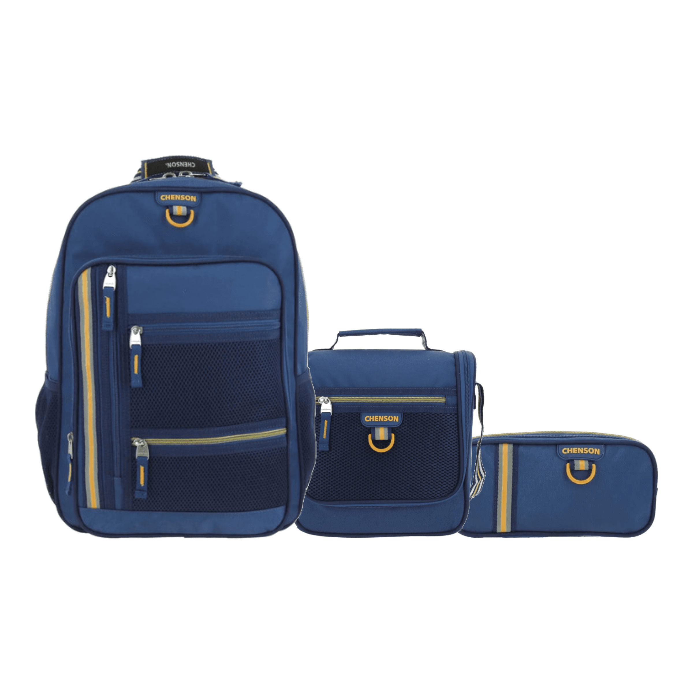 Kit Escolar Chenson Clásico Mochila + Mochila + Mochila Azul, modelo CH66490-9-KC3