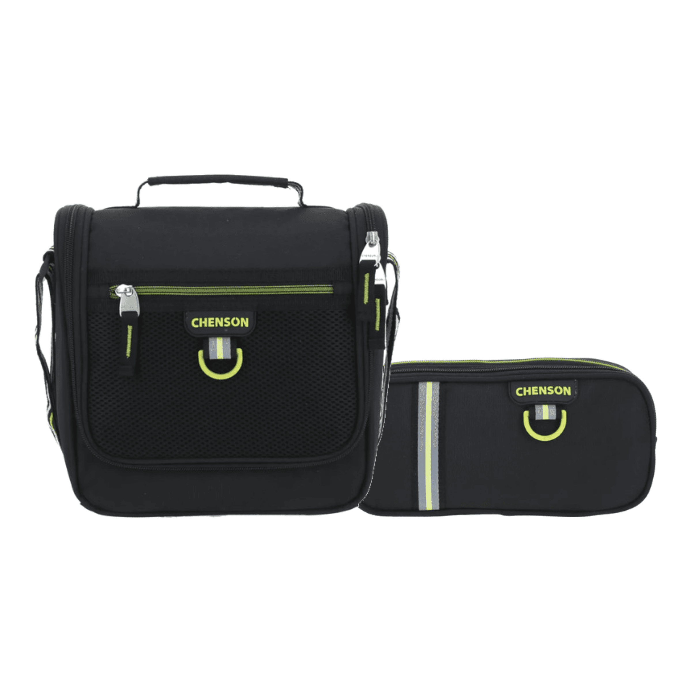 Kit Escolar Chenson Clásico (Lonchera + Lapicera) Negro Juvenil, modelo CH66492-3-K2OA