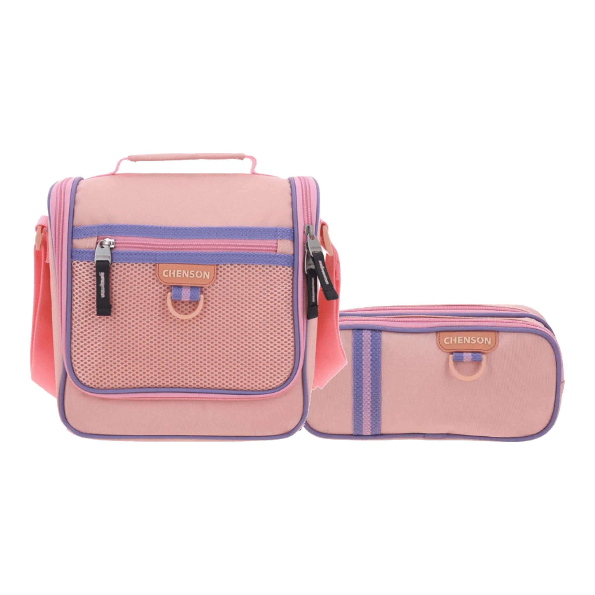 Kit Escolar Chenson Clásico (Lonchera + Lapicera) Beige, modelo CH70931-E-K2OA