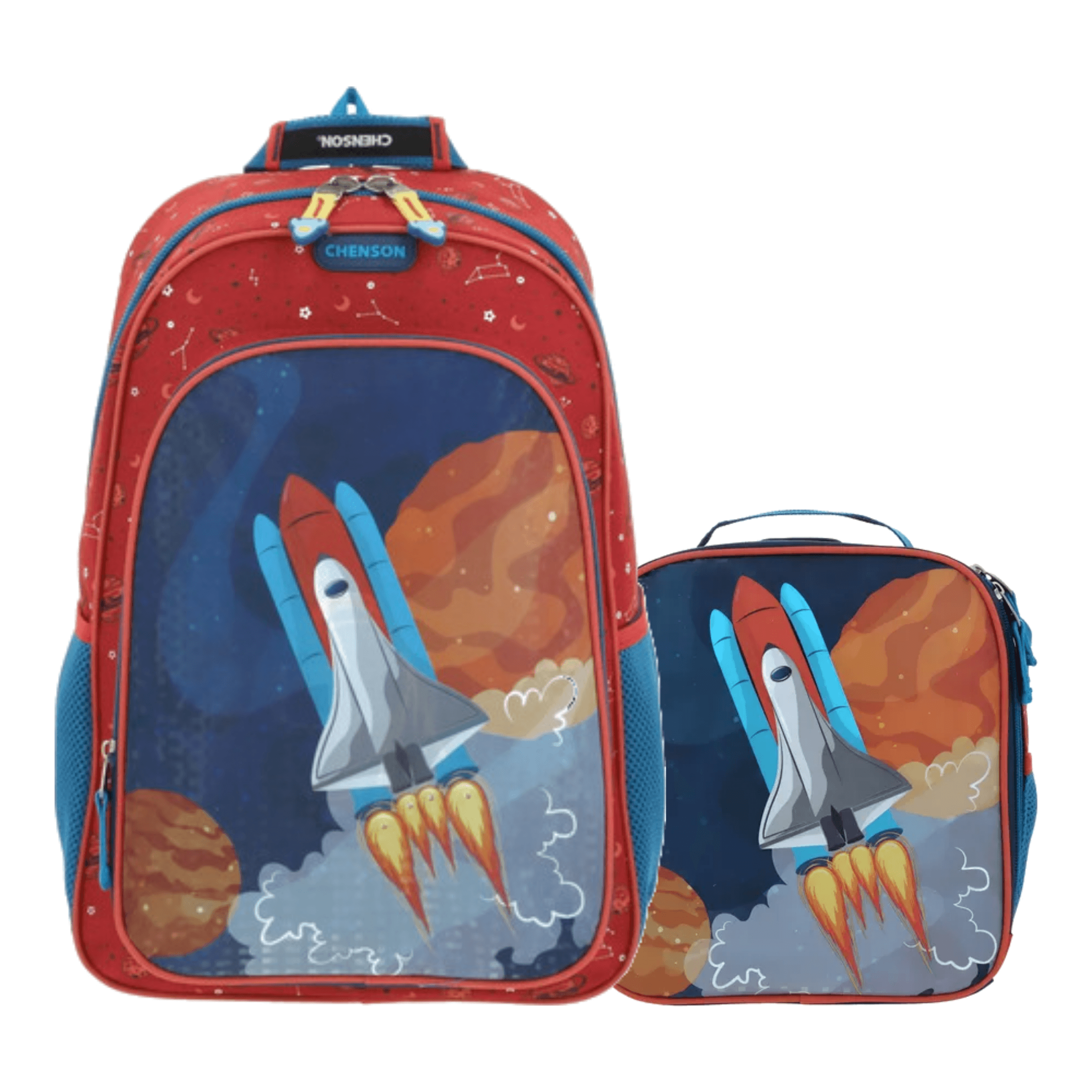 Kit Escolar Chenson Original by Chenson Mochila + Lonchera Magenta Infantil, modelo CO66202-M-KC2O