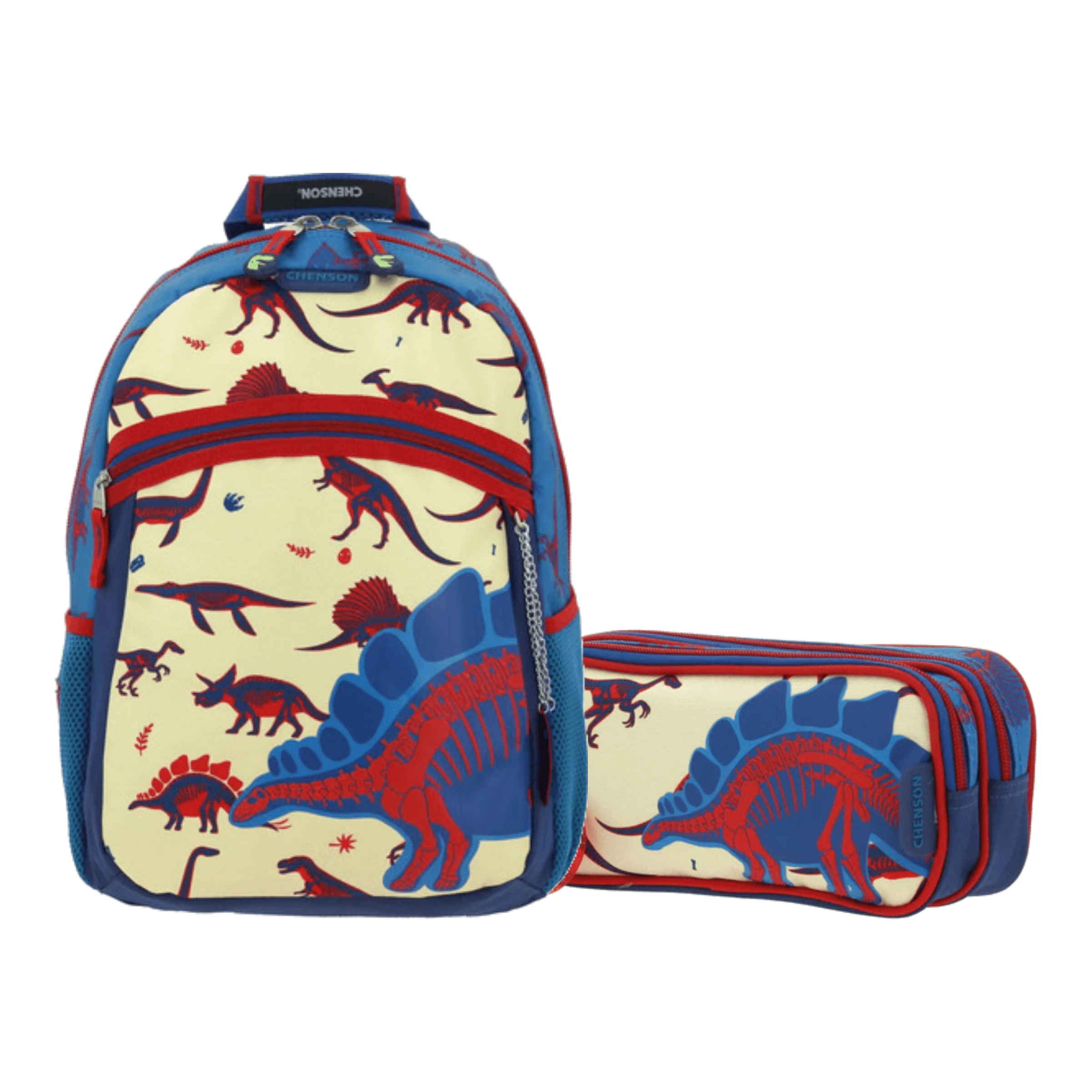 Kit Escolar Chenson Original by Chenson (Mochila + Lapicera) Azul Infantil - Modelo CO66448, modelo CO66448-9-KC2A
