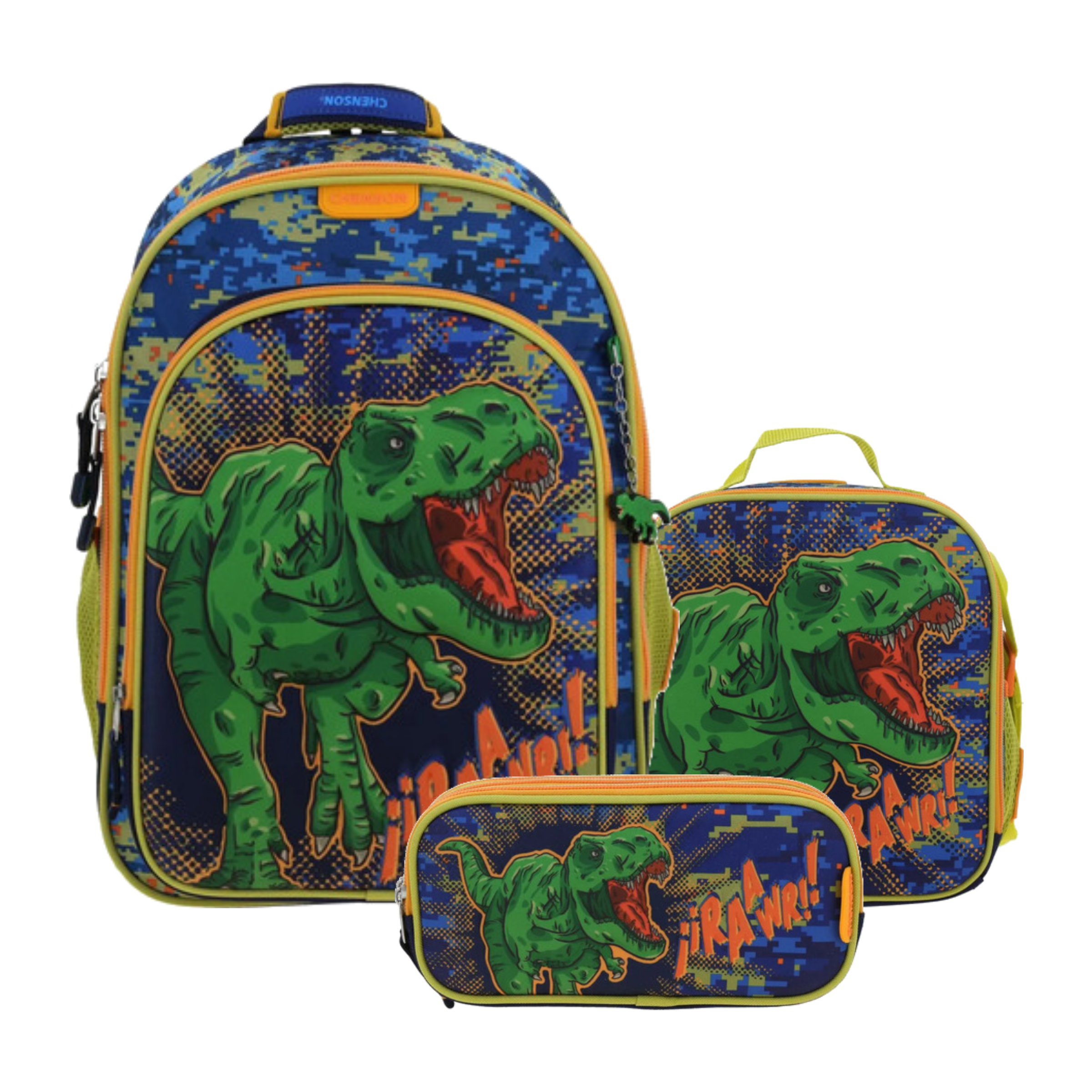 Kit Escolar Chenson Original by Chenson (Mochila + Lonchera + Lapicera) Azul Infantil, modelo CO70435-9-KC3