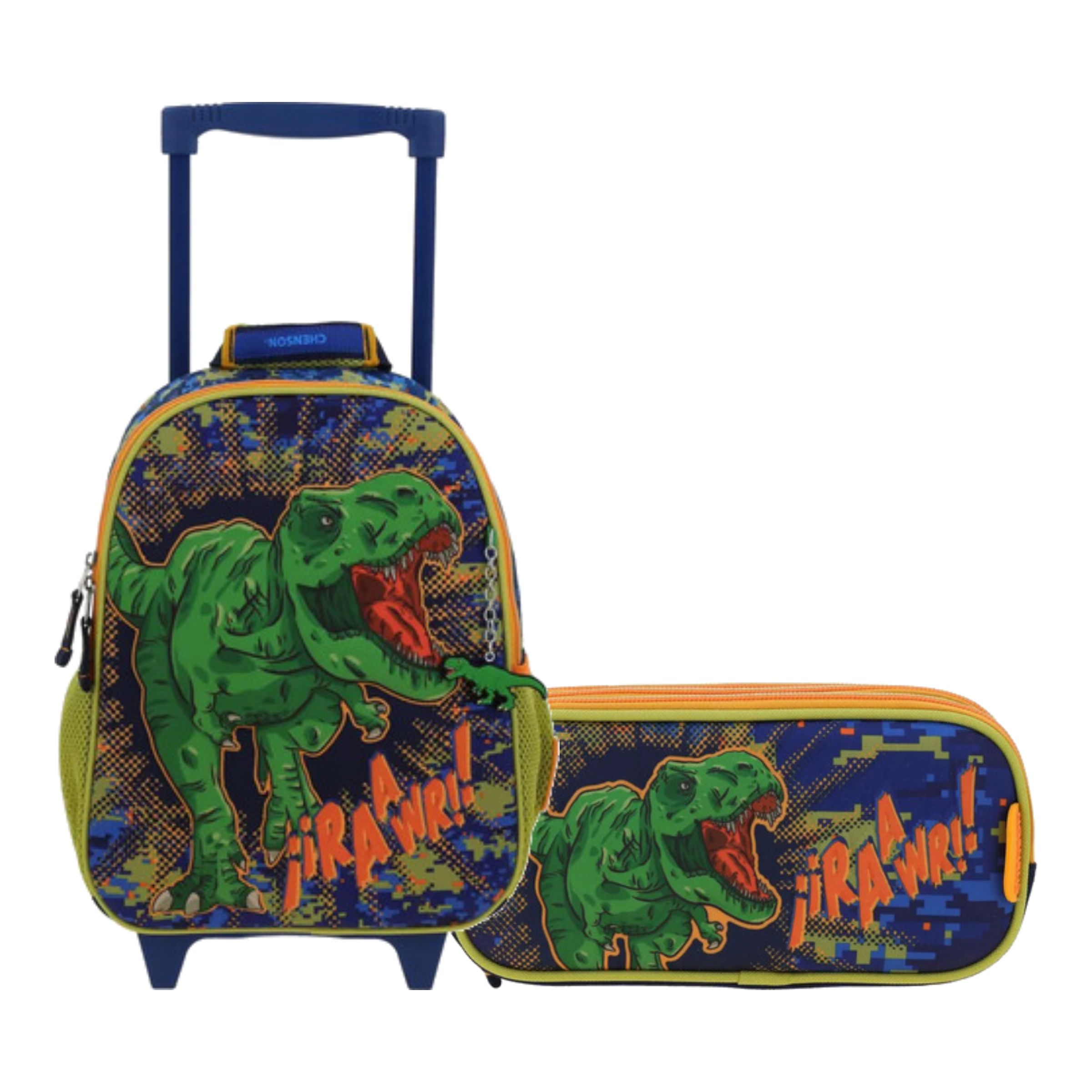 Kit Escolar Chenson Original Mochila + Lapicera Azul Infantil, modelo CO70439-9-KB2A