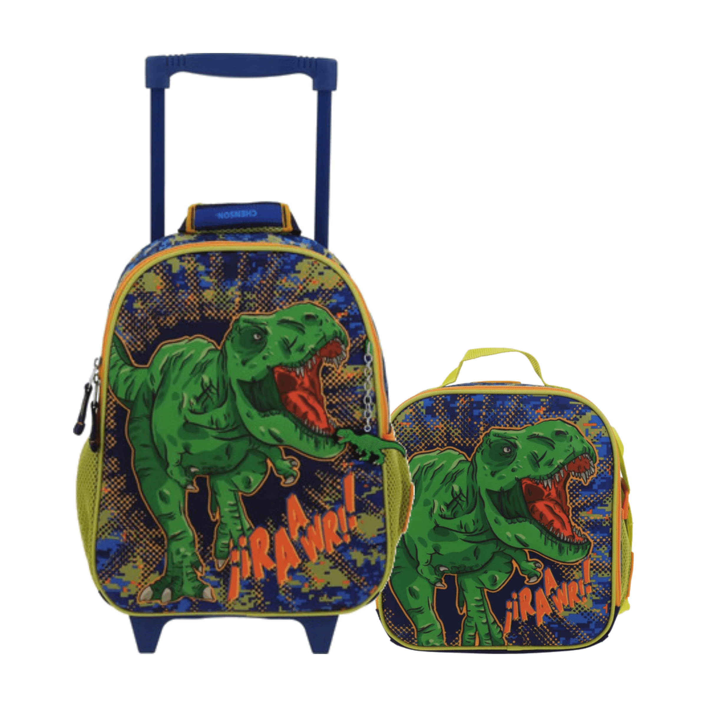 Kit Escolar Chenson Original by Chenson (Mochila con Ruedas + Lonchera) Azul Infantil, modelo CO70439-9-KB2O