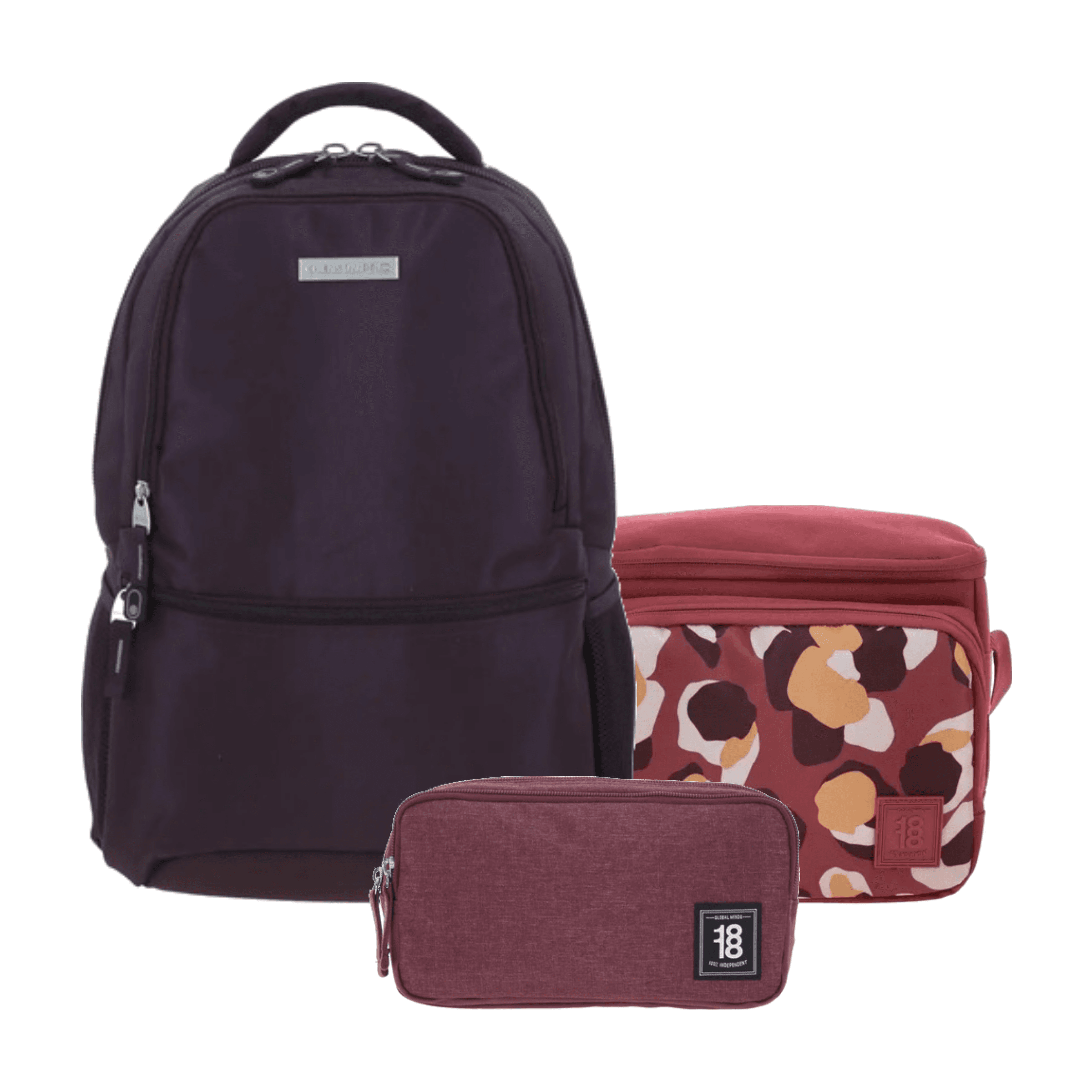 Kit Escolar Chenson Pro (Mochila + Lonchera + Lapicera) Magenta - Modelo CP65926, modelo CP65926-M-KC3