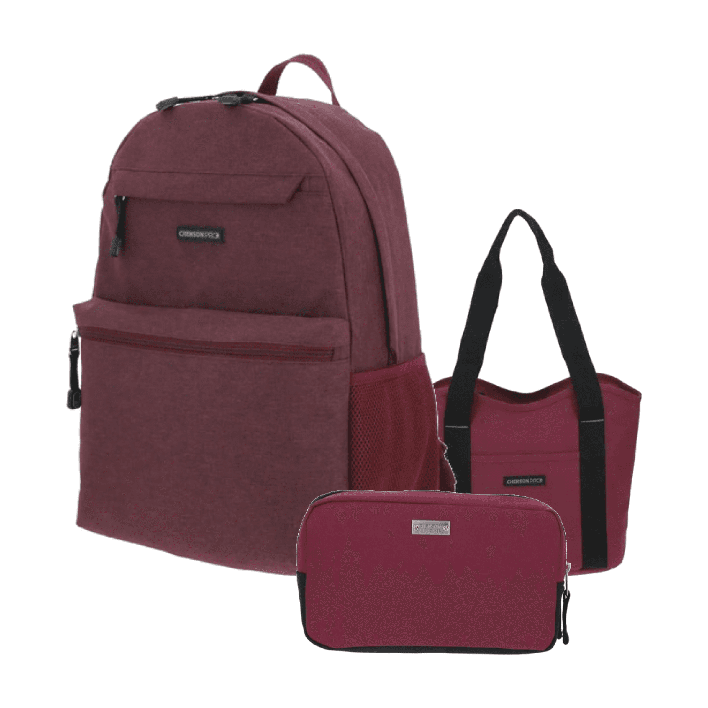 Kit Escolar Chenson Pro (Mochila + Lonchera + Lapicera) Magenta - Modelo CP65942, modelo CP65942-M-KC3