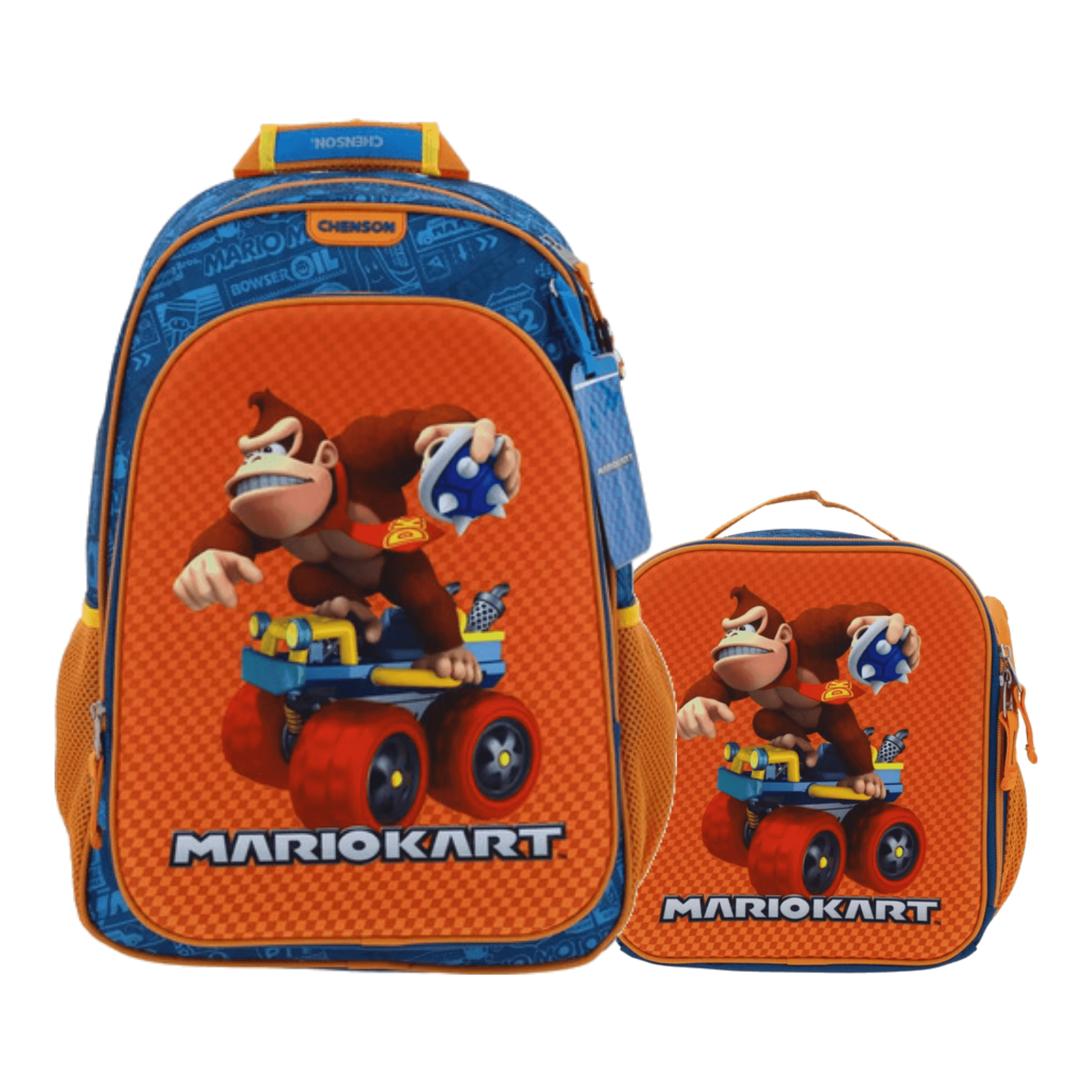 Kit Escolar DK by Chenson (Mochila + Lonchera) Naranja Infantil, modelo DK66600-O-KC2O