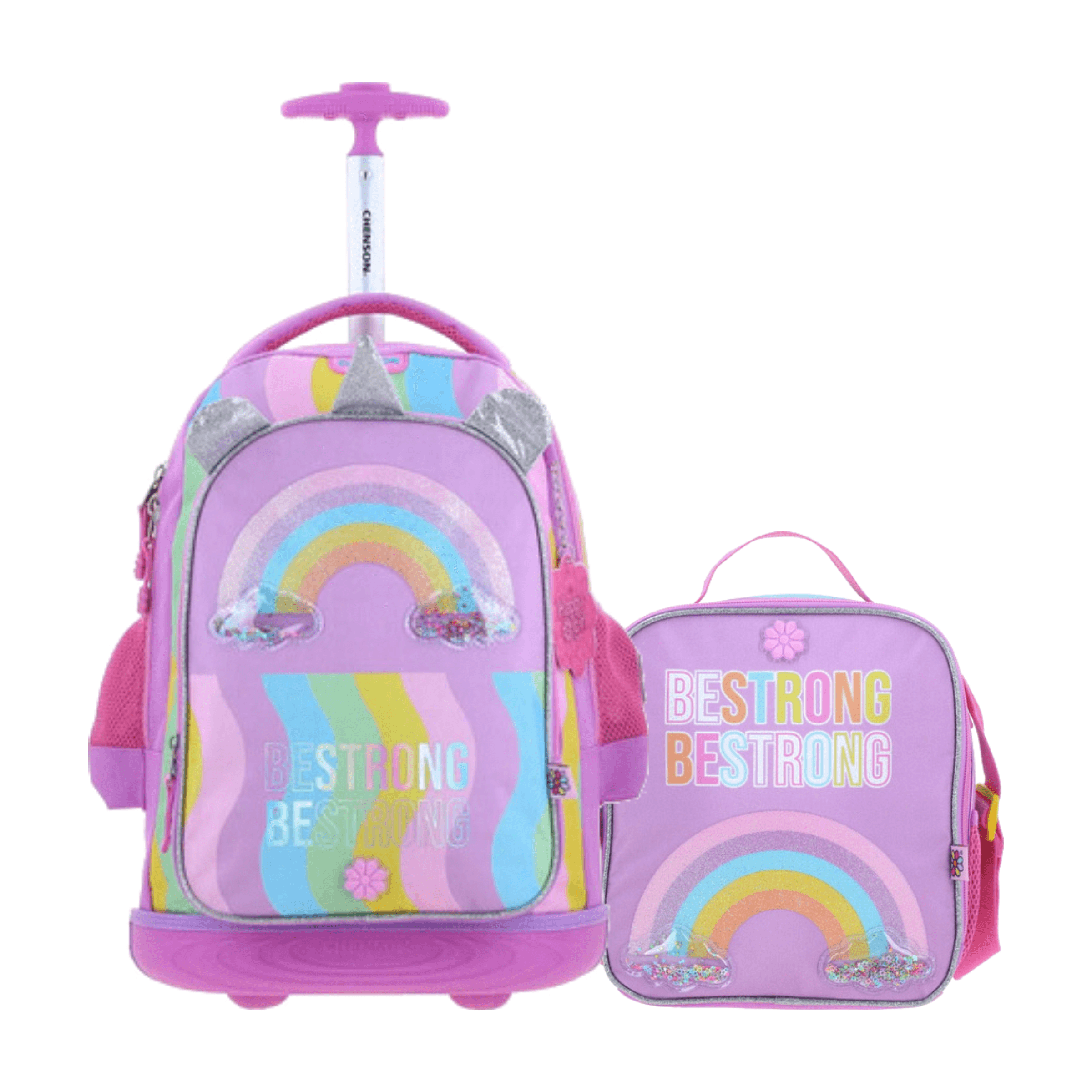 Kit Escolar Happy Girl by Chenson Mochila + Lonchera Multicolor Infantil, modelo HG70407-C-KB2O
