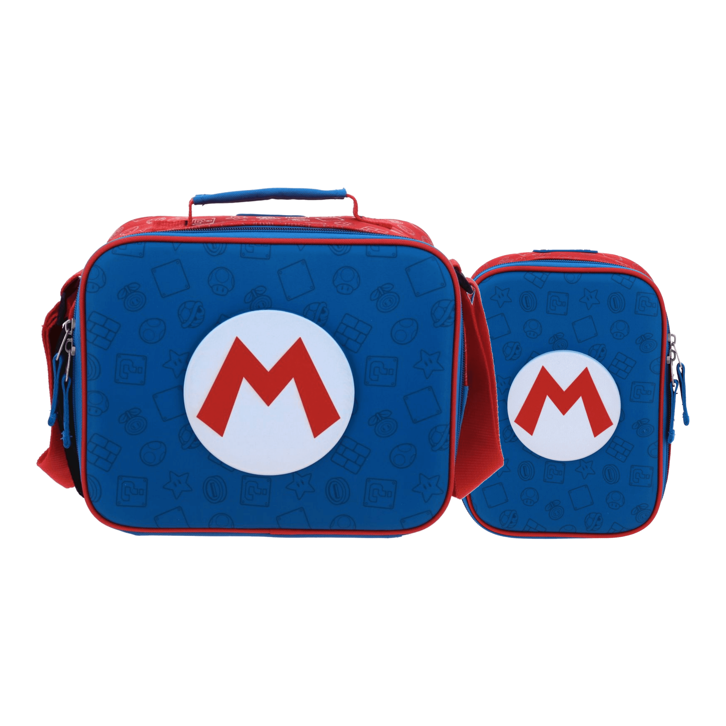 Kit Escolar Mario Bros by Chenson (Lonchera + Lapicera) Azul Infantil, modelo MB71105-9-K2OA