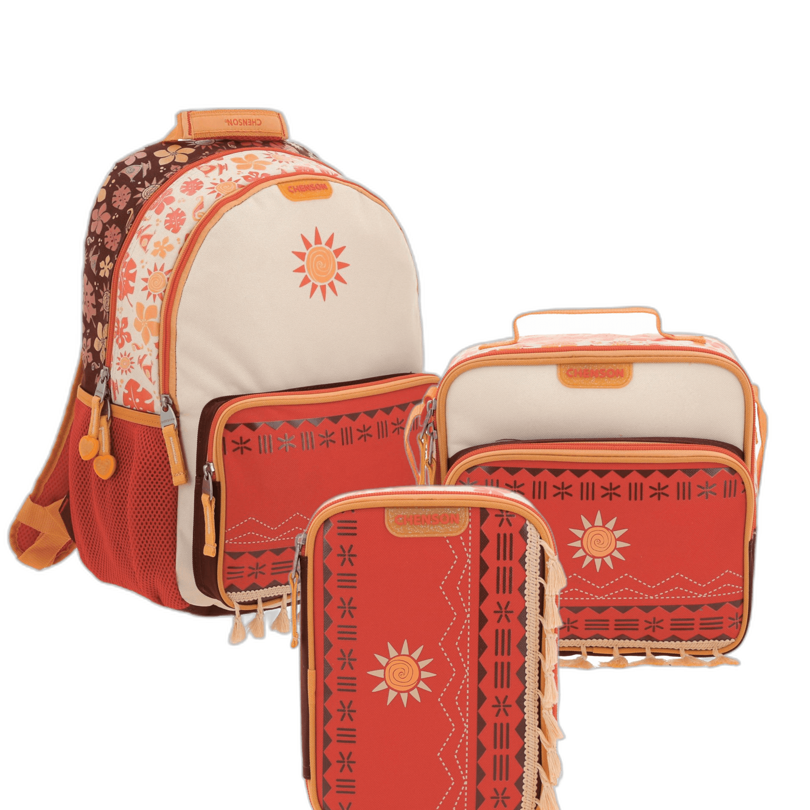 Kit Escolar Princesas by Chenson (Mochila + Lonchera + Lapicera) infantil, modelo PR70660-KC3