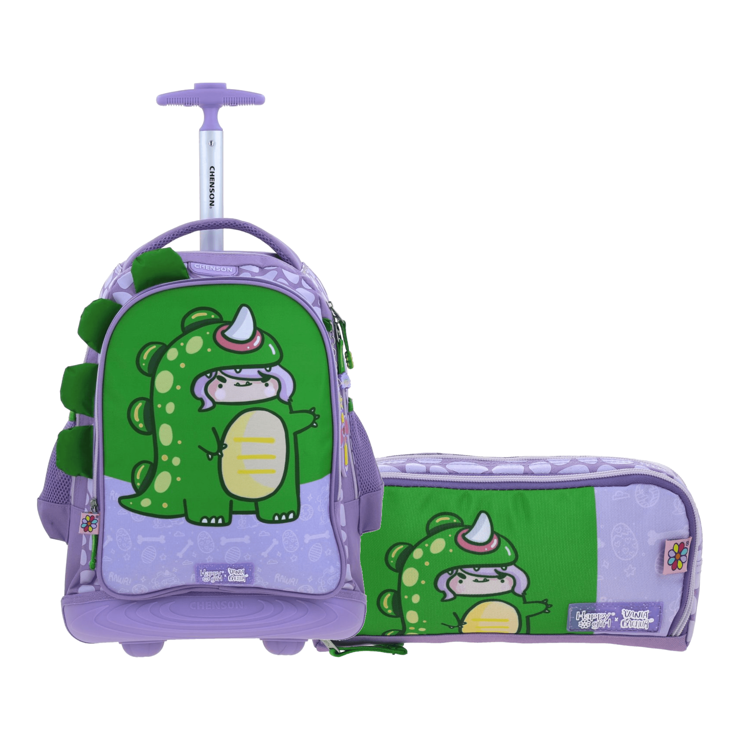 Kit Escolar Vania Bachur by Chenson Mochila + Lapicera Violeta Infantil, modelo VB70704-V-KB2A