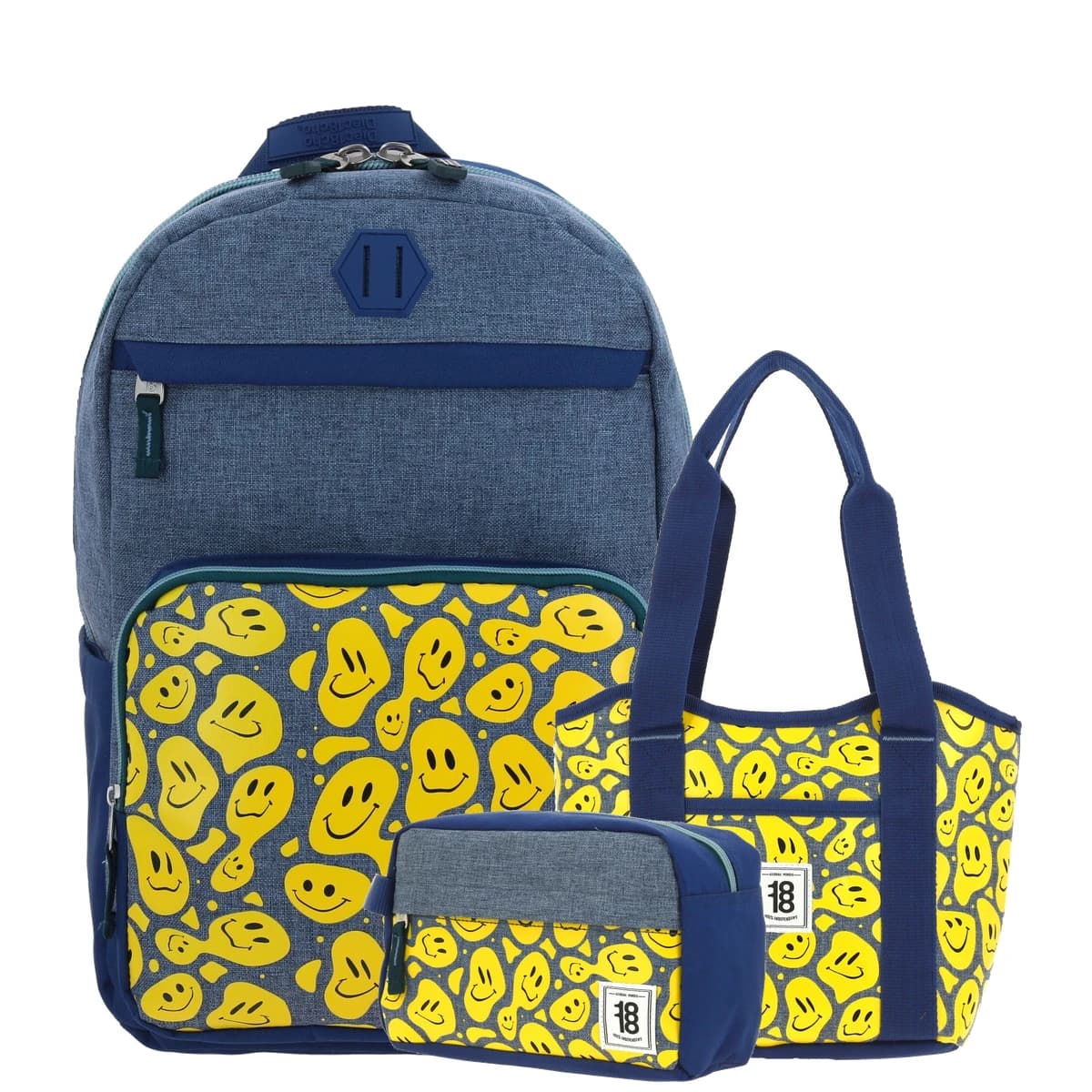 Kit Escolar 1818 by Chenson (Mochila + Lonchera + Lapicera) Juvenil, modelo 1866365-KC3