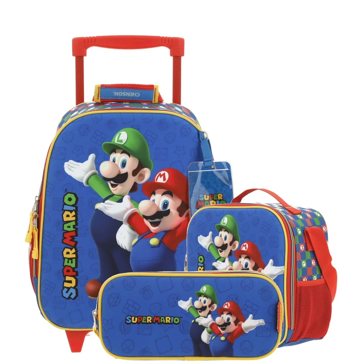Kit Kinder Infantil Mario Bros Chenson, modelo MB65970-KB3