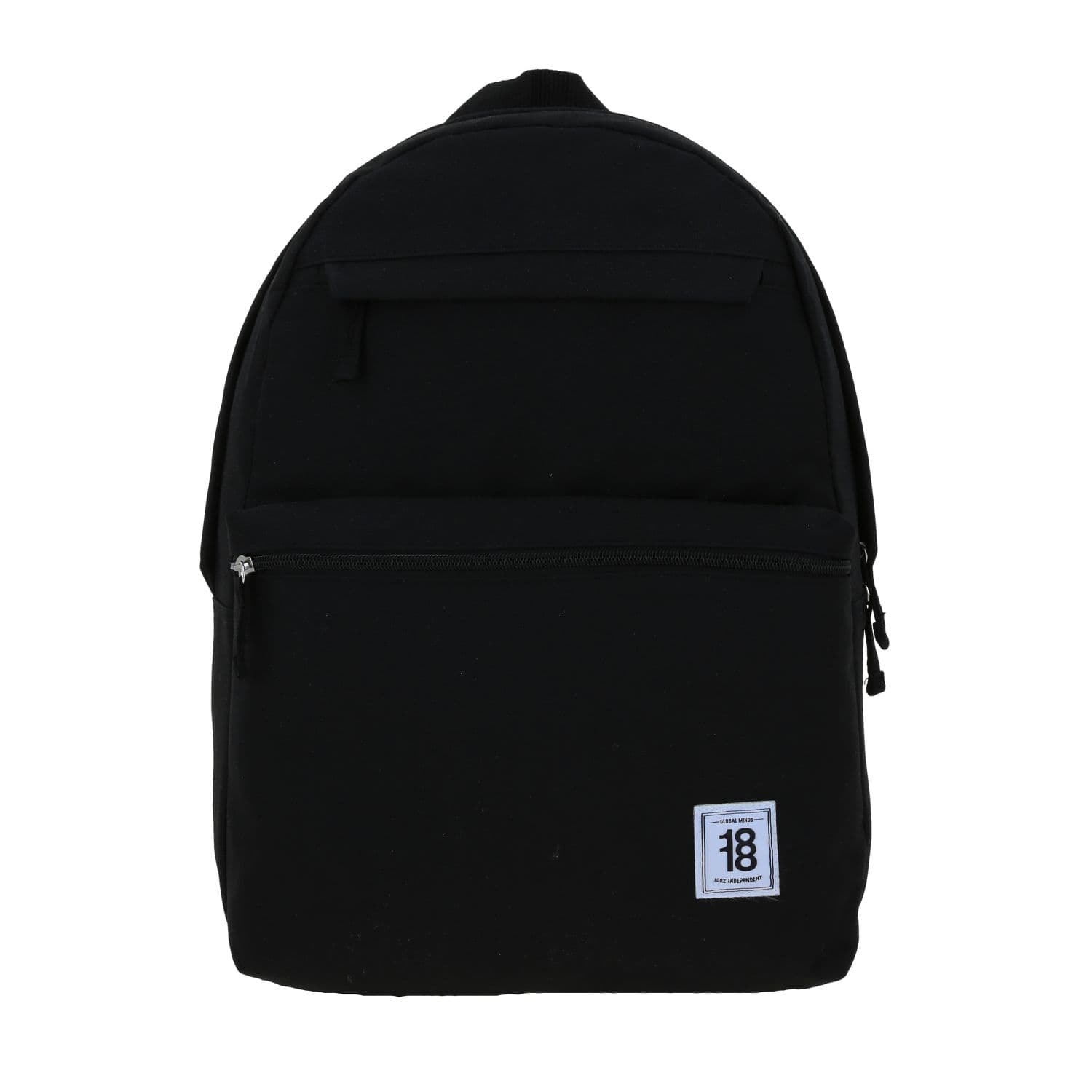 Mochila Escolar Juvenil 1818 by Chenson Negra con Doble Bolsillo Frontal, modelo 1861105-3