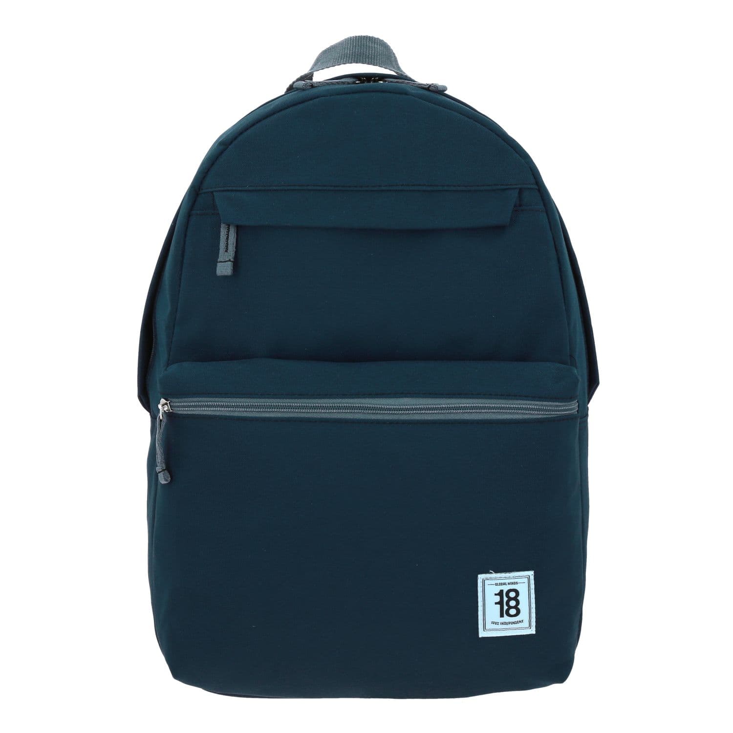 Mochila escolar juvenil 1818 by Chenson azul marino con doble bolsillo, modelo 1861105-9X