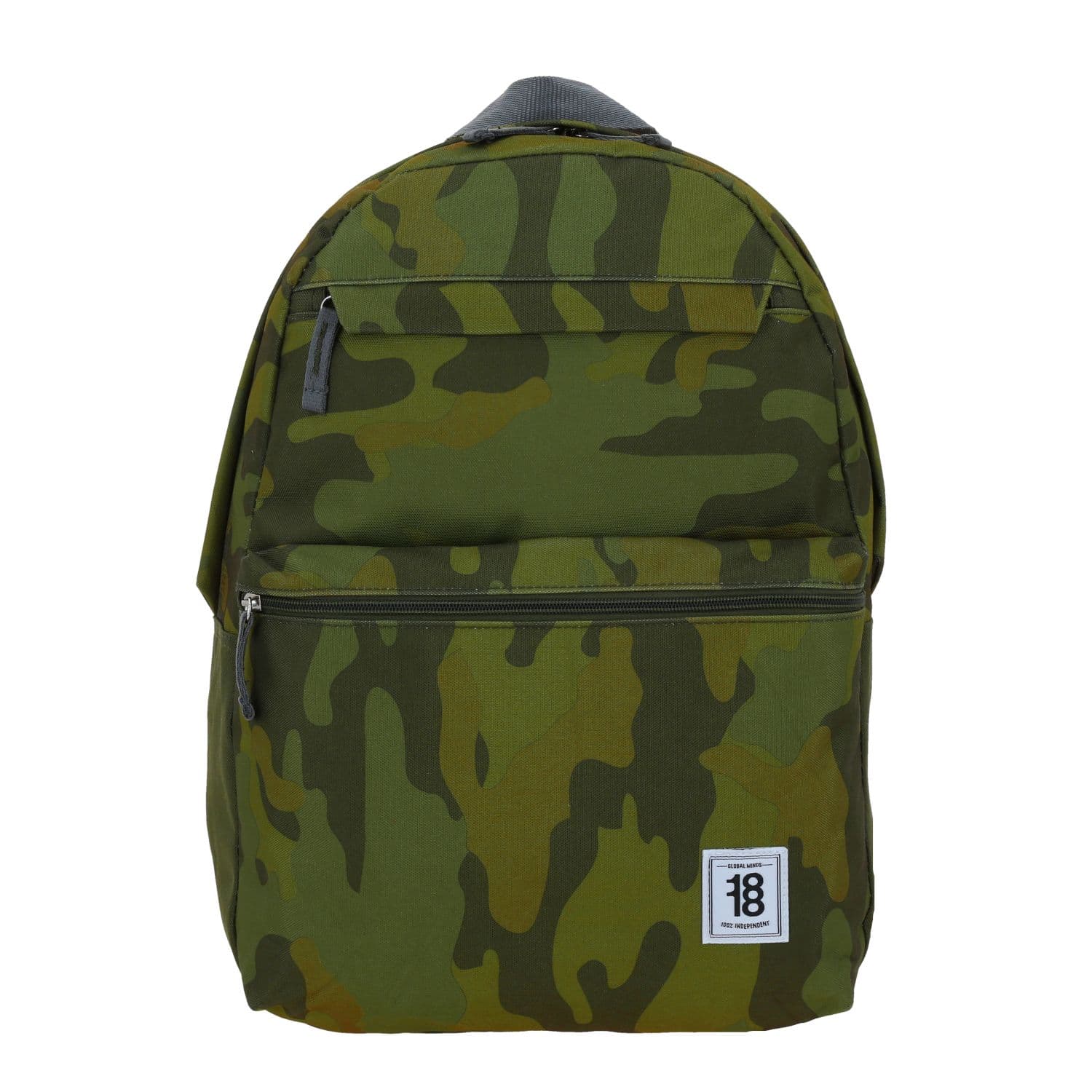 Mochila escolar juvenil 1818 by Chenson Verde seco con amplio compartimento, modelo 1864396-A