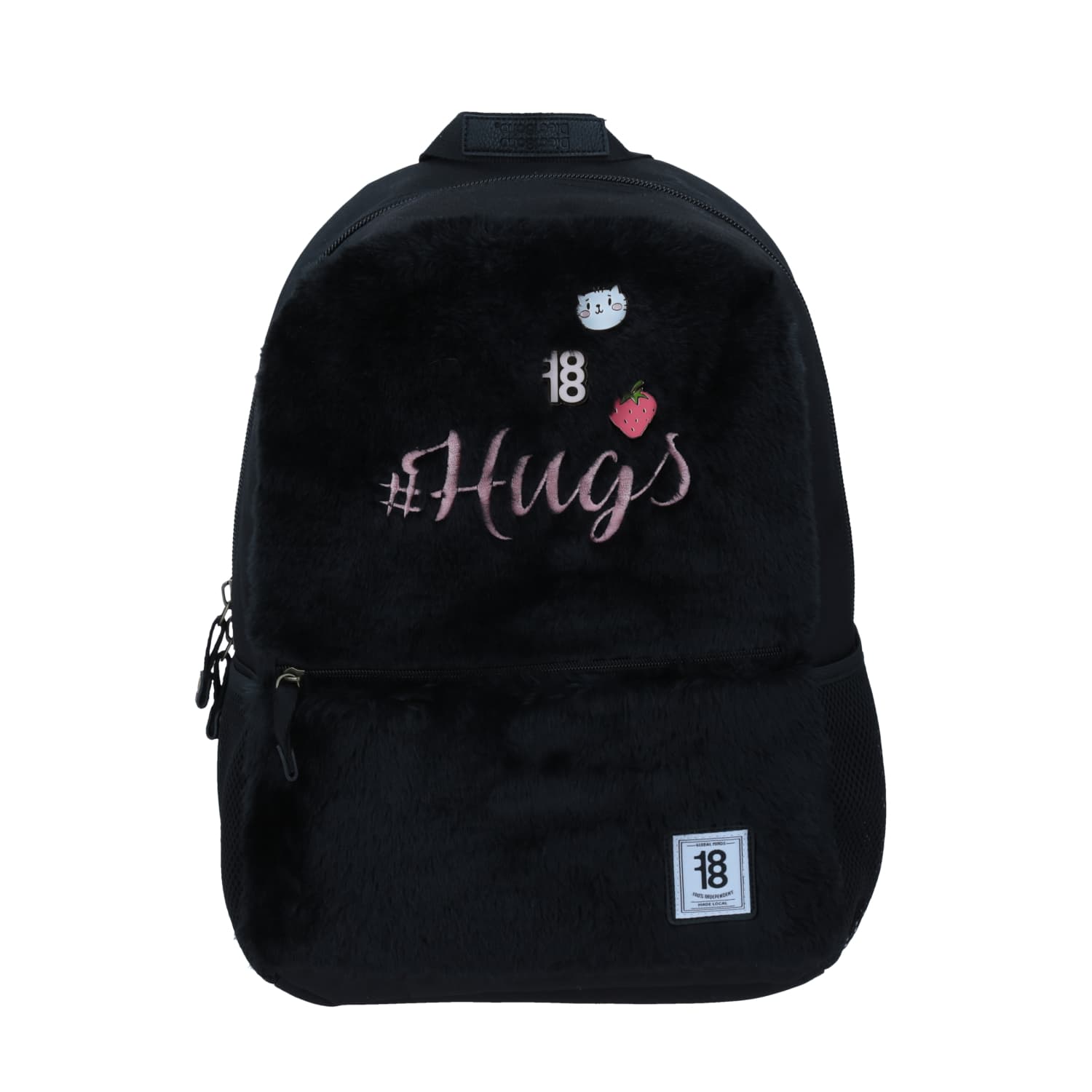 Mochila escolar juvenil 1818 by Chenson negro con porta laptop, modelo 1864468-3