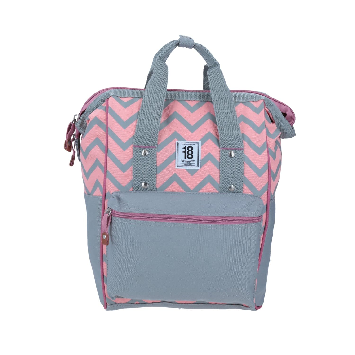 Mochila Escolar Juvenil 1818 by Chenson Gris con Porta Laptop, modelo 1864527-2