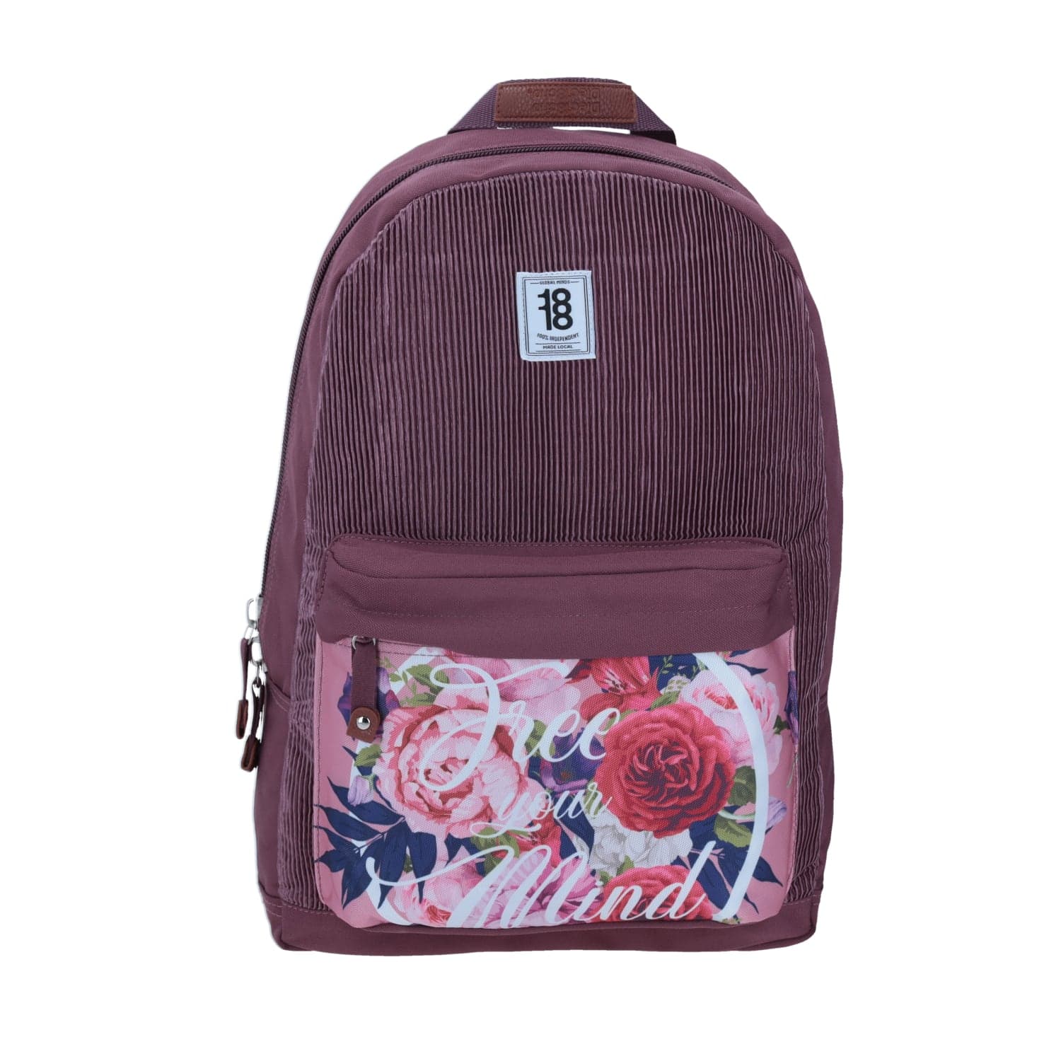 Mochila juvenil rosa 1818 by Chenson con porta laptop y organizador, modelo 1864548-P