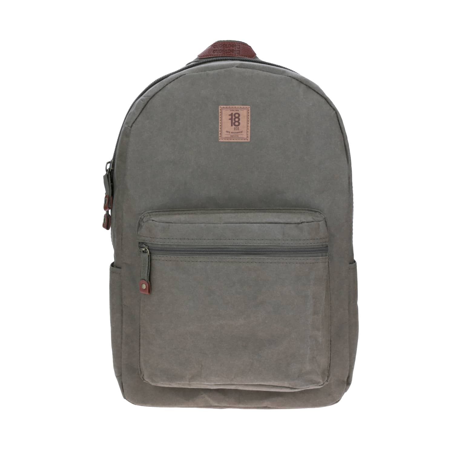Mochila escolar juvenil 1818 by Chenson verde seco con porta laptop, modelo 1865437-A