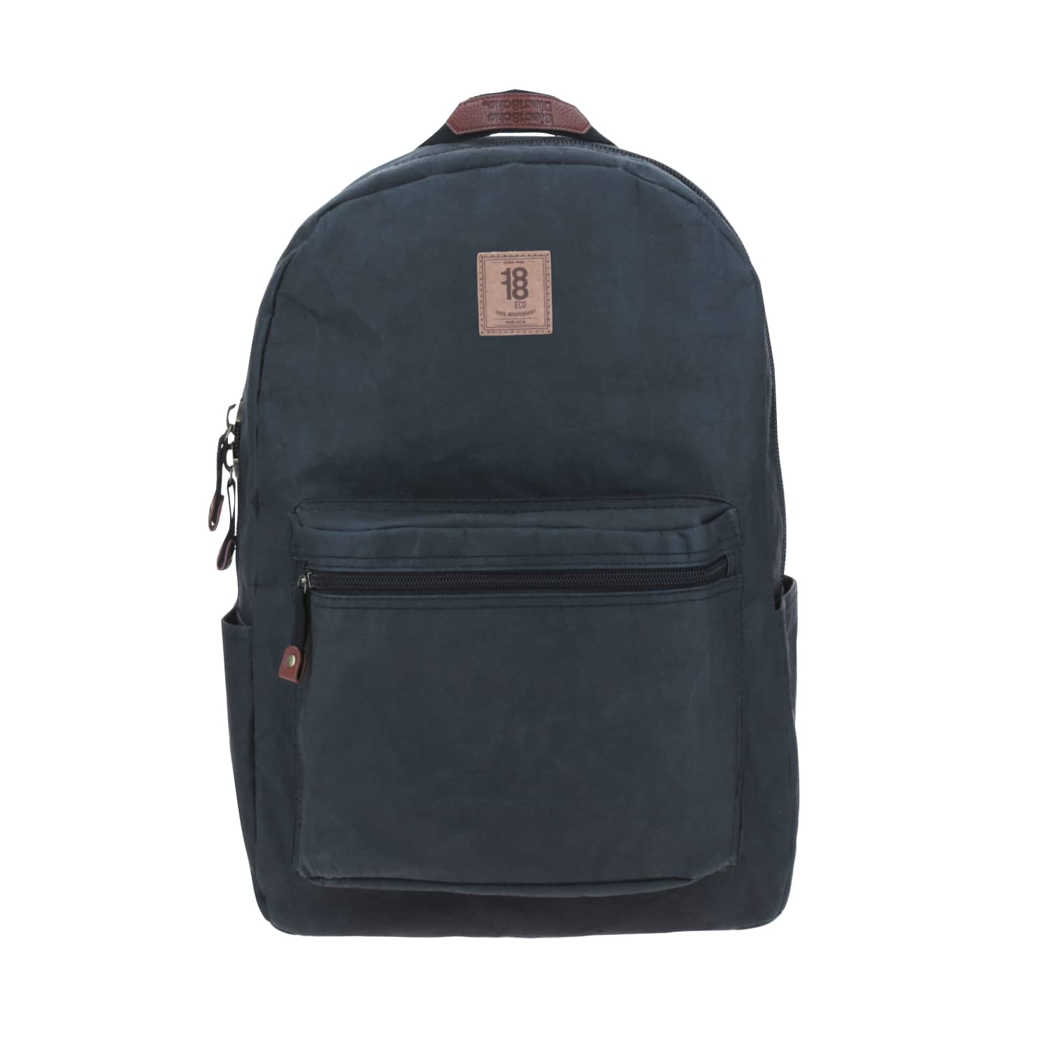 Mochila juvenil 1818 by Chenson negra con amplio compartimento y porta laptop, modelo 1865438-3