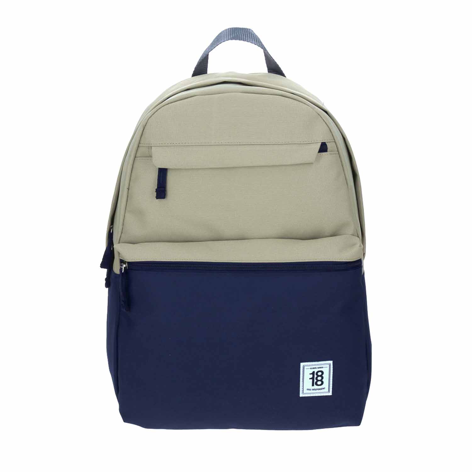 Mochila juvenil 1818 by Chenson beige con amplio compartimento, modelo 1865572-E