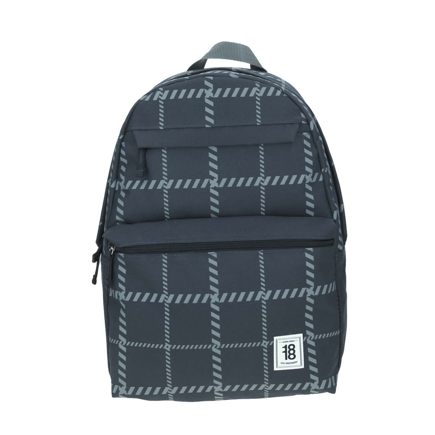 Mochila escolar juvenil 1818 by Chenson gris con amplio compartimento, modelo 1865573-2