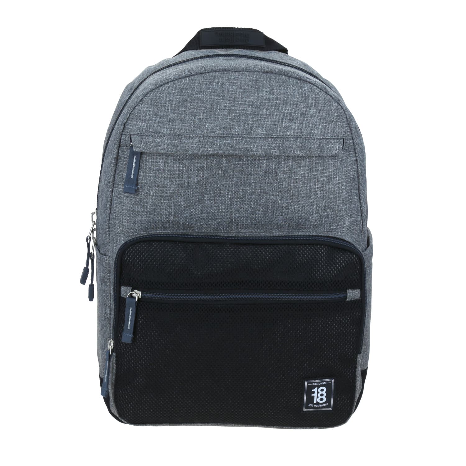 Mochila escolar juvenil 1818 by Chenson gris con amplio compartimento, modelo 1865731-2