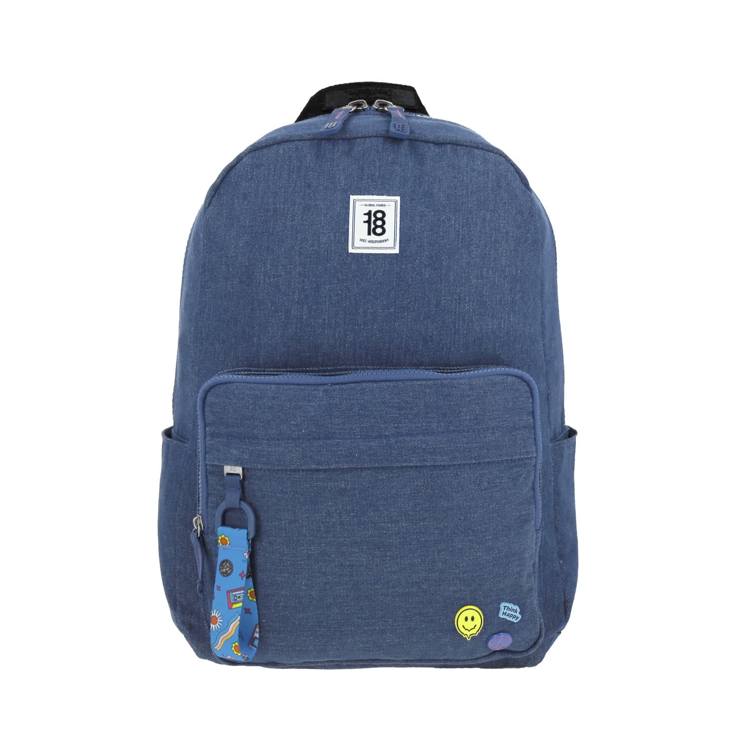 Mochila juvenil 1818 by Chenson azul con porta laptop y organizador, modelo 1865882-9