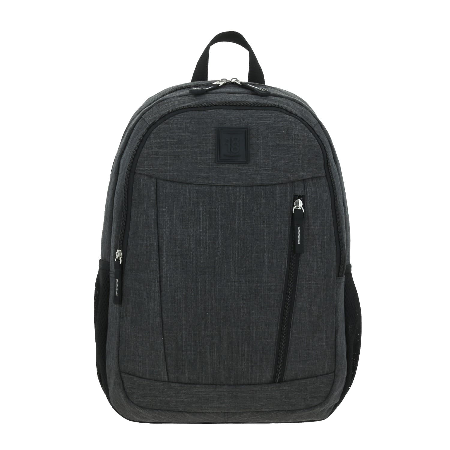 Mochila escolar juvenil 1818 by Chenson negra con amplio compartimento, modelo 1865936-3