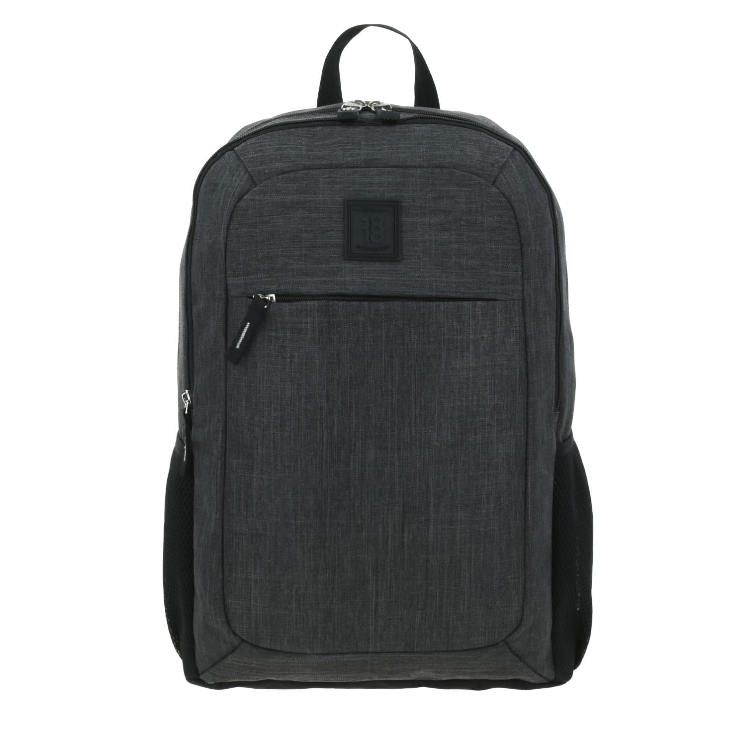 Mochila juvenil negra 1818 by Chenson con amplio compartimento, modelo 1865937-3