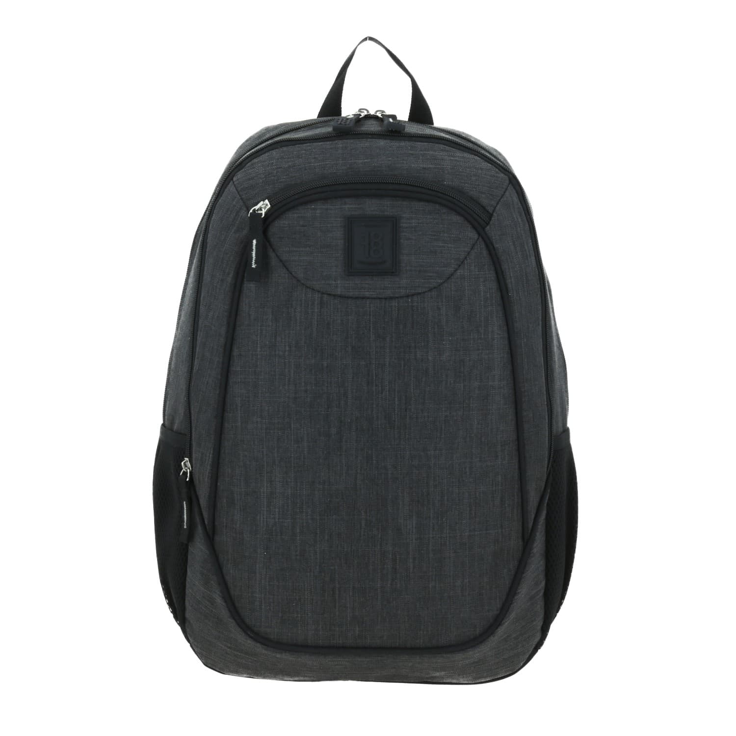 Mochila juvenil 1818 by Chenson negra con amplios compartimentos, modelo 1865938-3