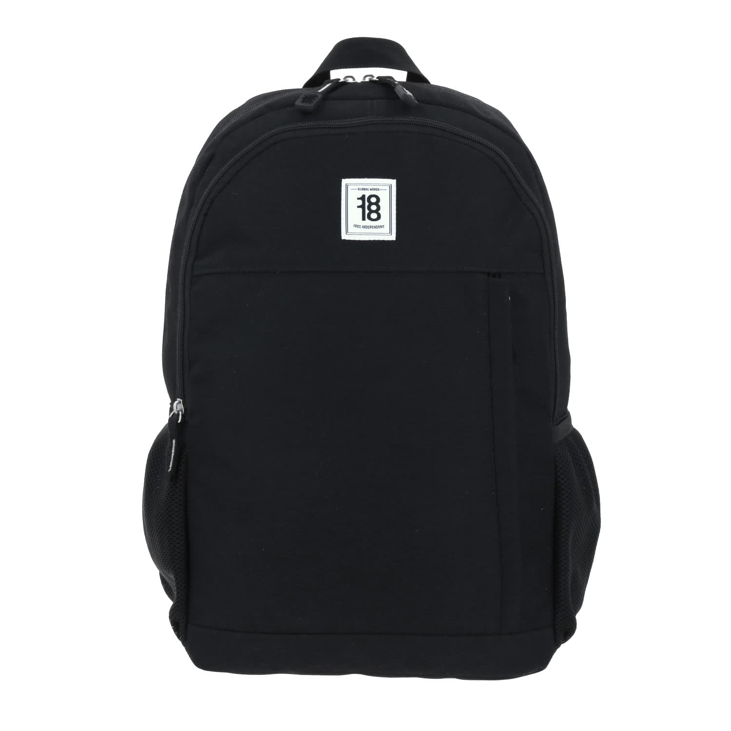 Mochila juvenil 1818 by Chenson negra con amplio compartimento, modelo 1865947-3