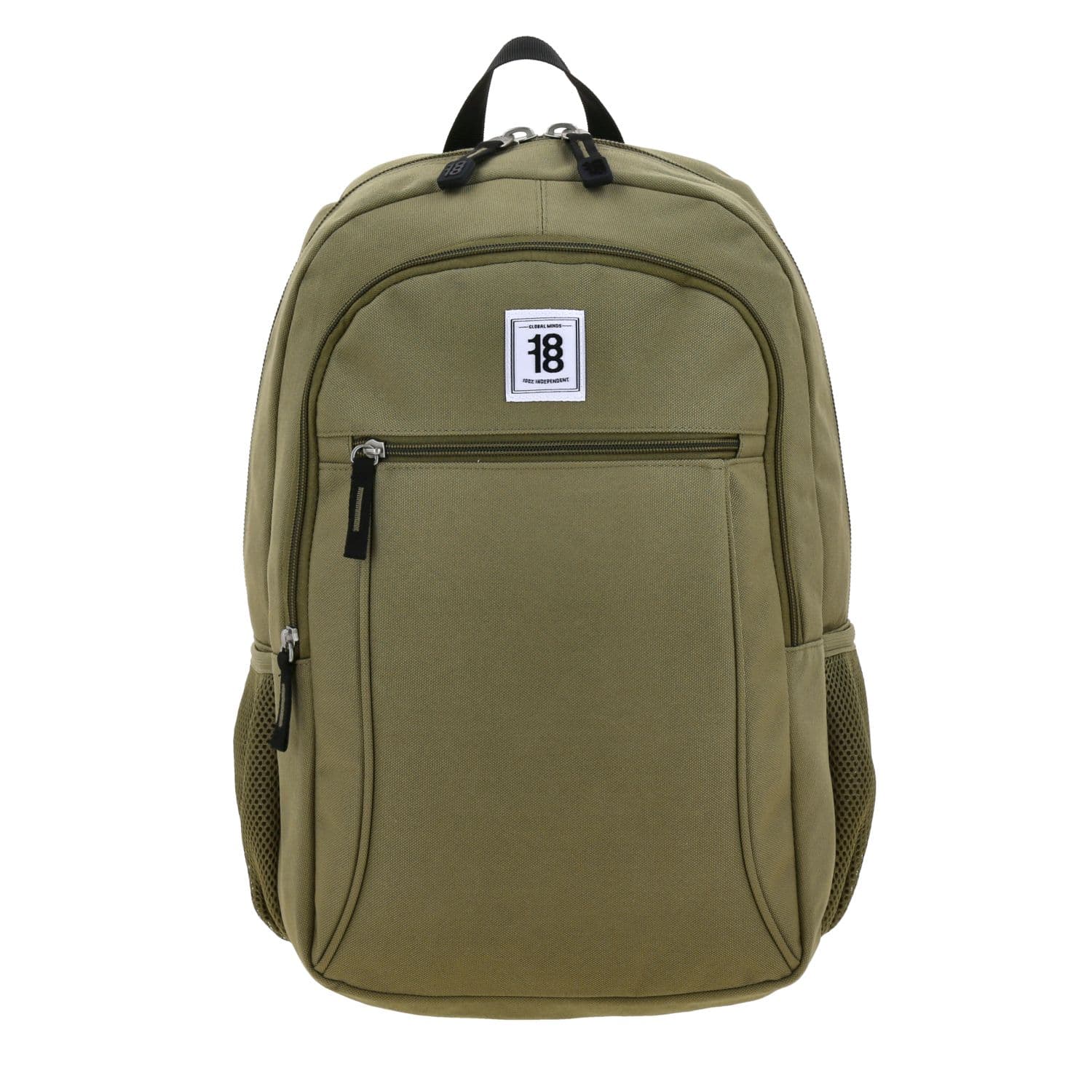Mochila escolar juvenil 1818 by Chenson Verde Seco con amplio compartimento, modelo 1865949-A