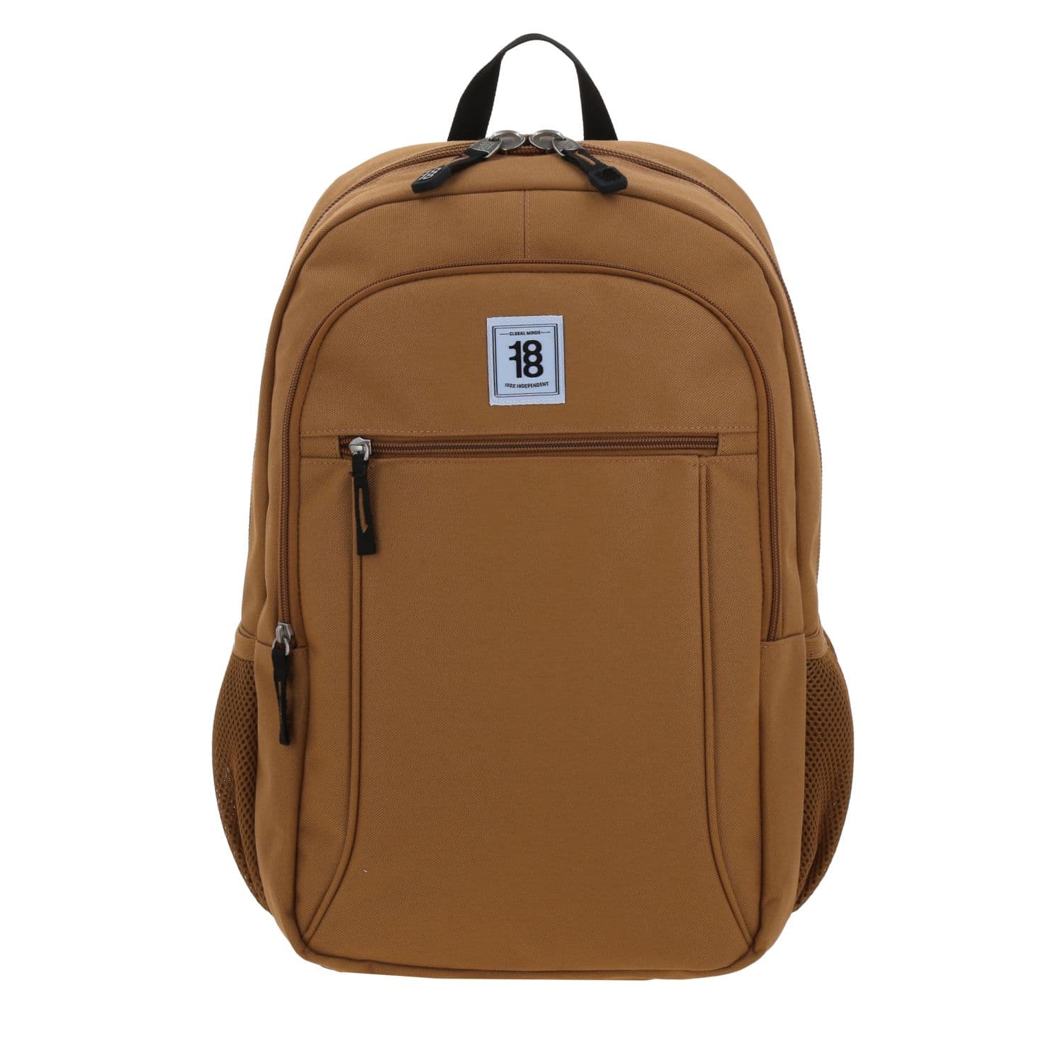 Mochila juvenil café/oro rosa 1818 by Chenson - Estilo y funcionalidad, modelo 1865949-K