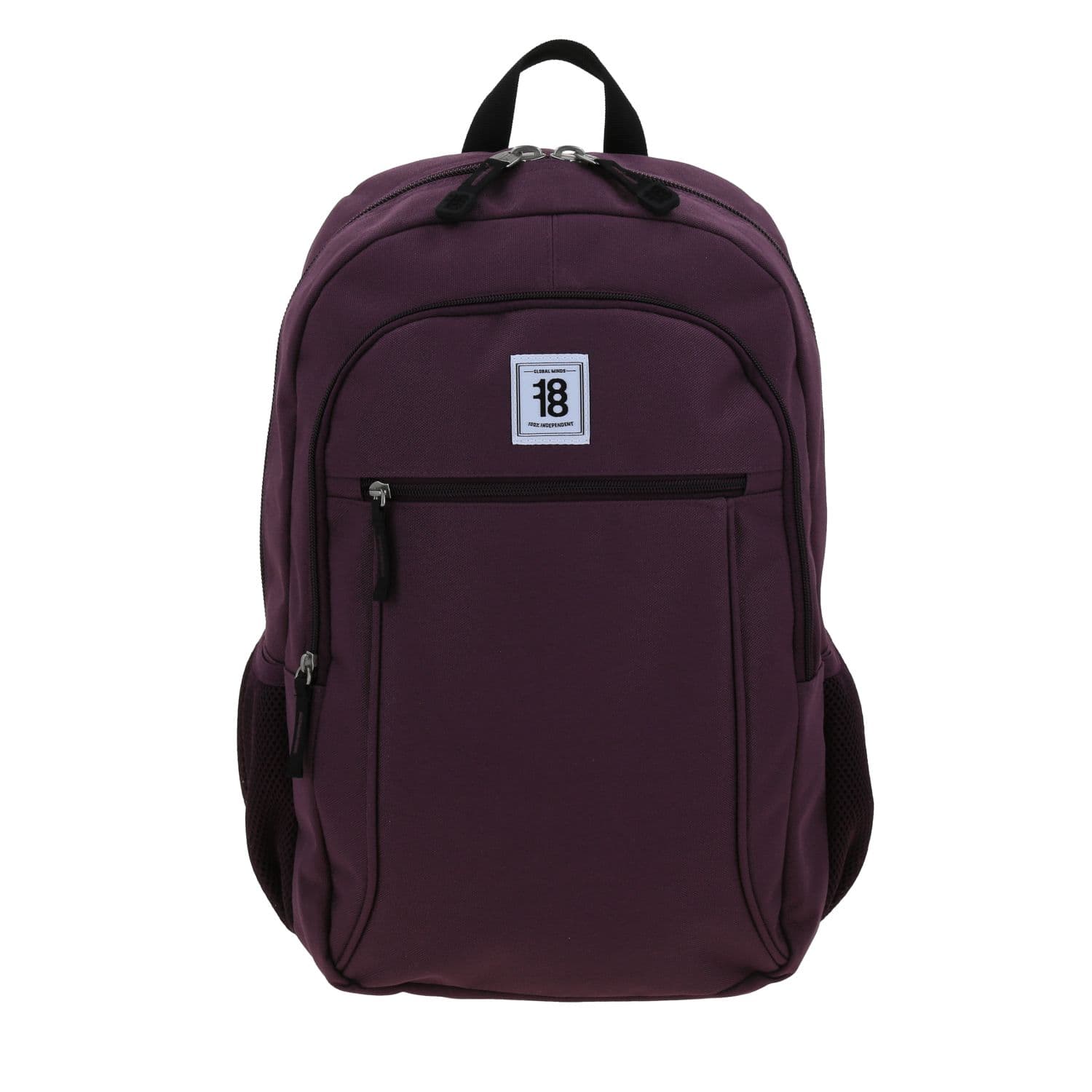 Mochila escolar juvenil 1818 by Chenson color uva con compartimento amplio, modelo 1865949-U