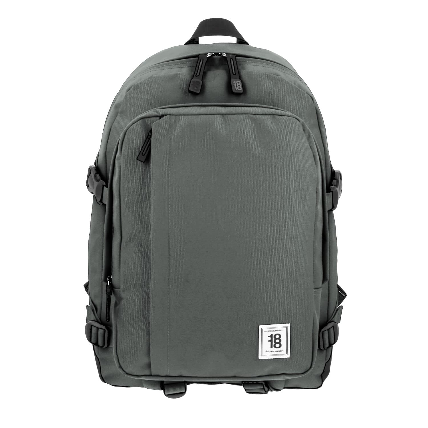 Mochila juvenil gris 1818 by Chenson con amplios compartimentos, modelo 1865950-2