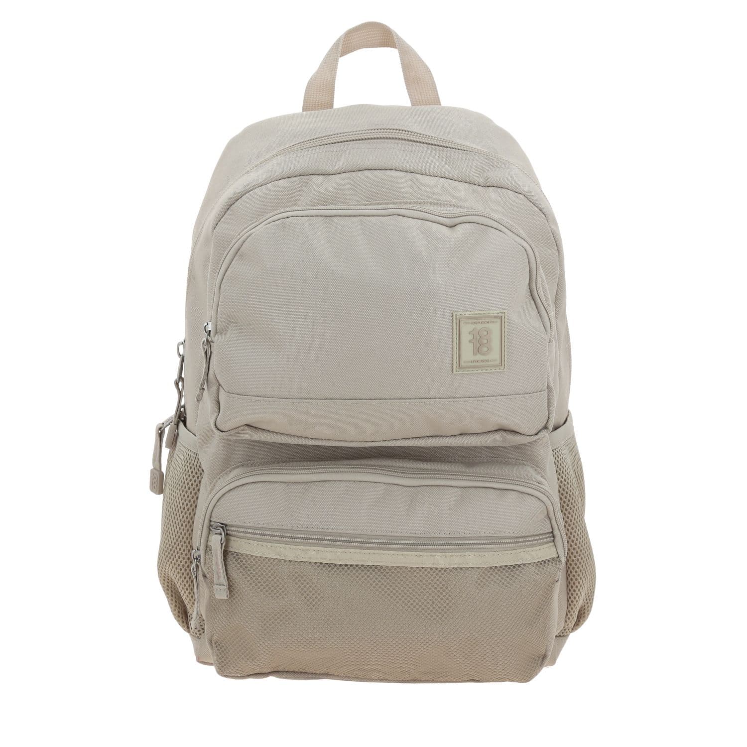 Mochila juvenil 1818 by Chenson beige con amplio compartimento, modelo 1865951-E