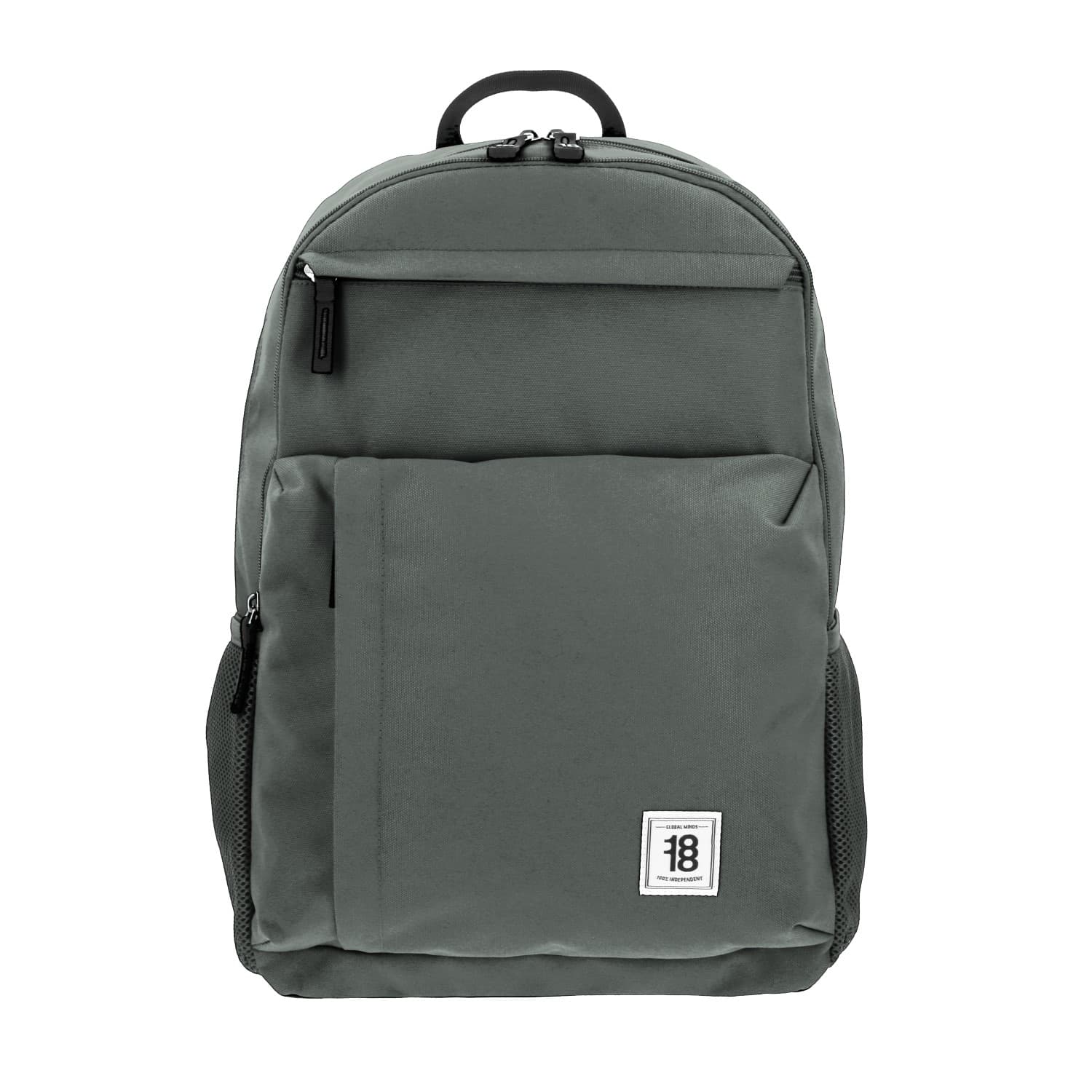 Mochila escolar juvenil 1818 by Chenson Gris con amplio compartimento, modelo 1865952-2