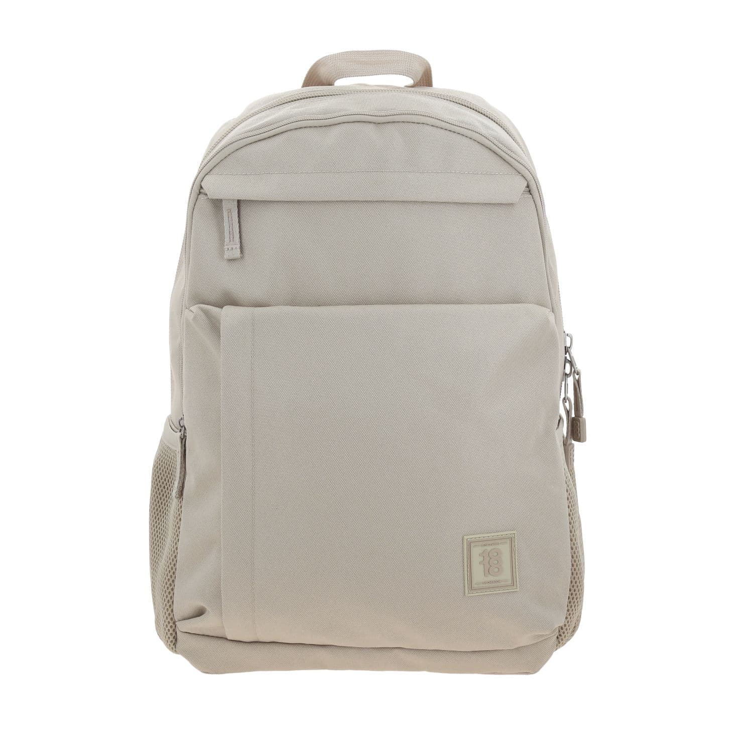 Mochila escolar juvenil 1818 by Chenson beige con amplio compartimento, modelo 1865952-E