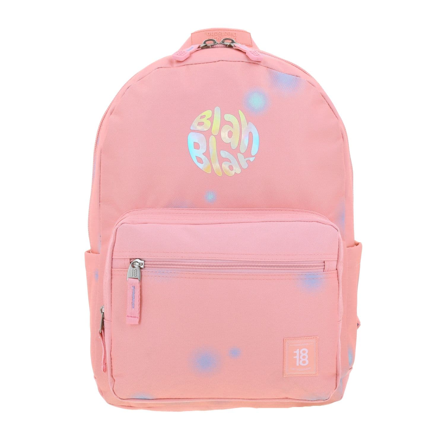 Mochila escolar juvenil 1818 by Chenson rosa con amplio compartimento, modelo 1866004-P