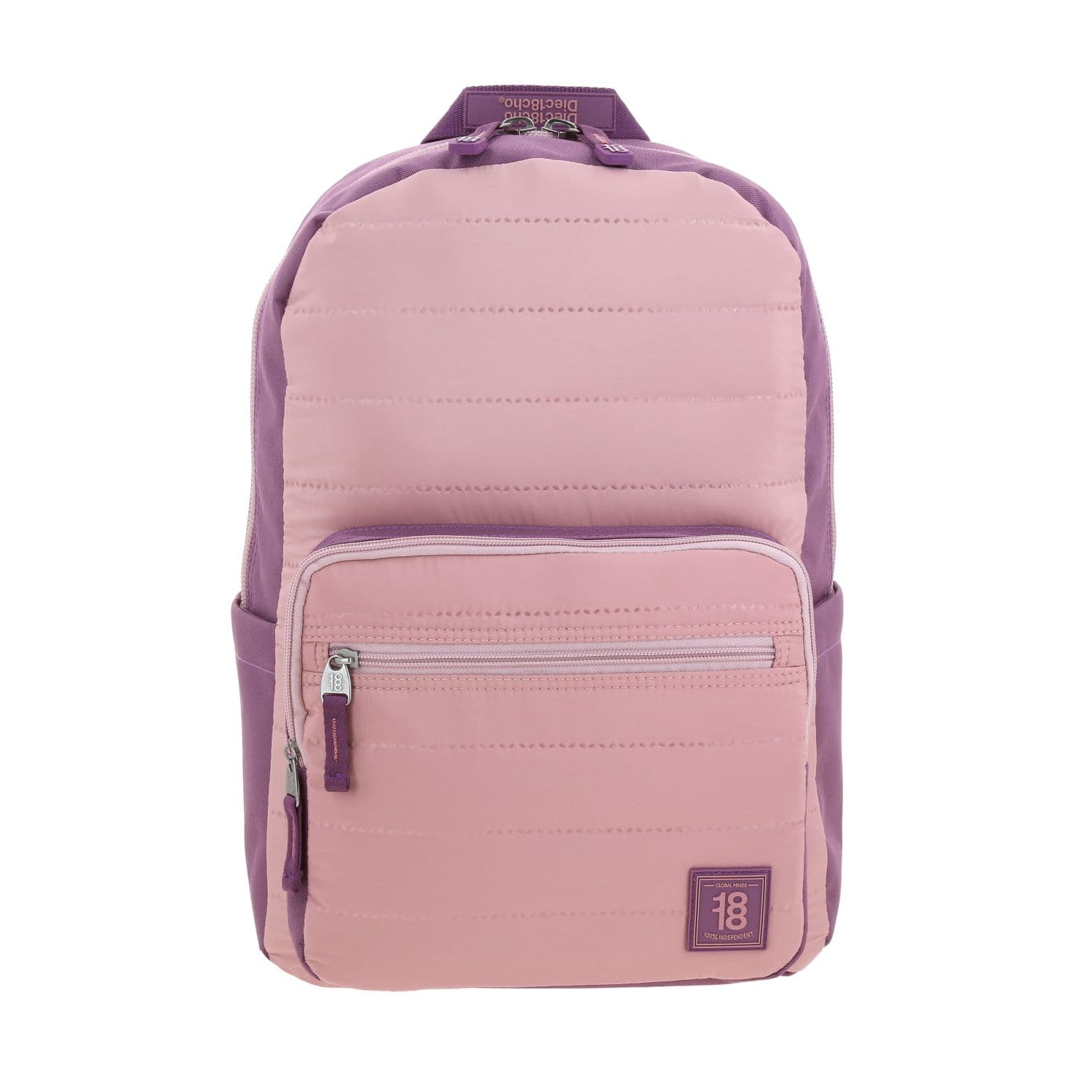 Mochila juvenil rosa 1818 by Chenson con organizador y porta laptop, modelo 1866217-P