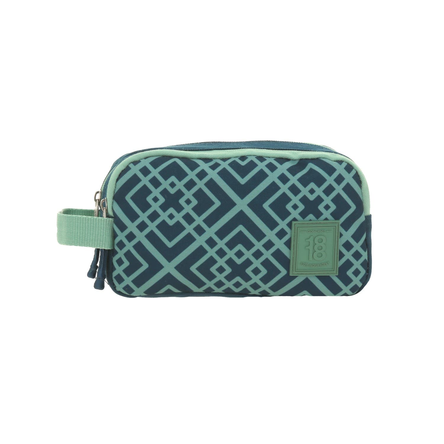 Lapicera escolar verde 1818 by Chenson - Doble compartimento funcional, modelo 1866250-G