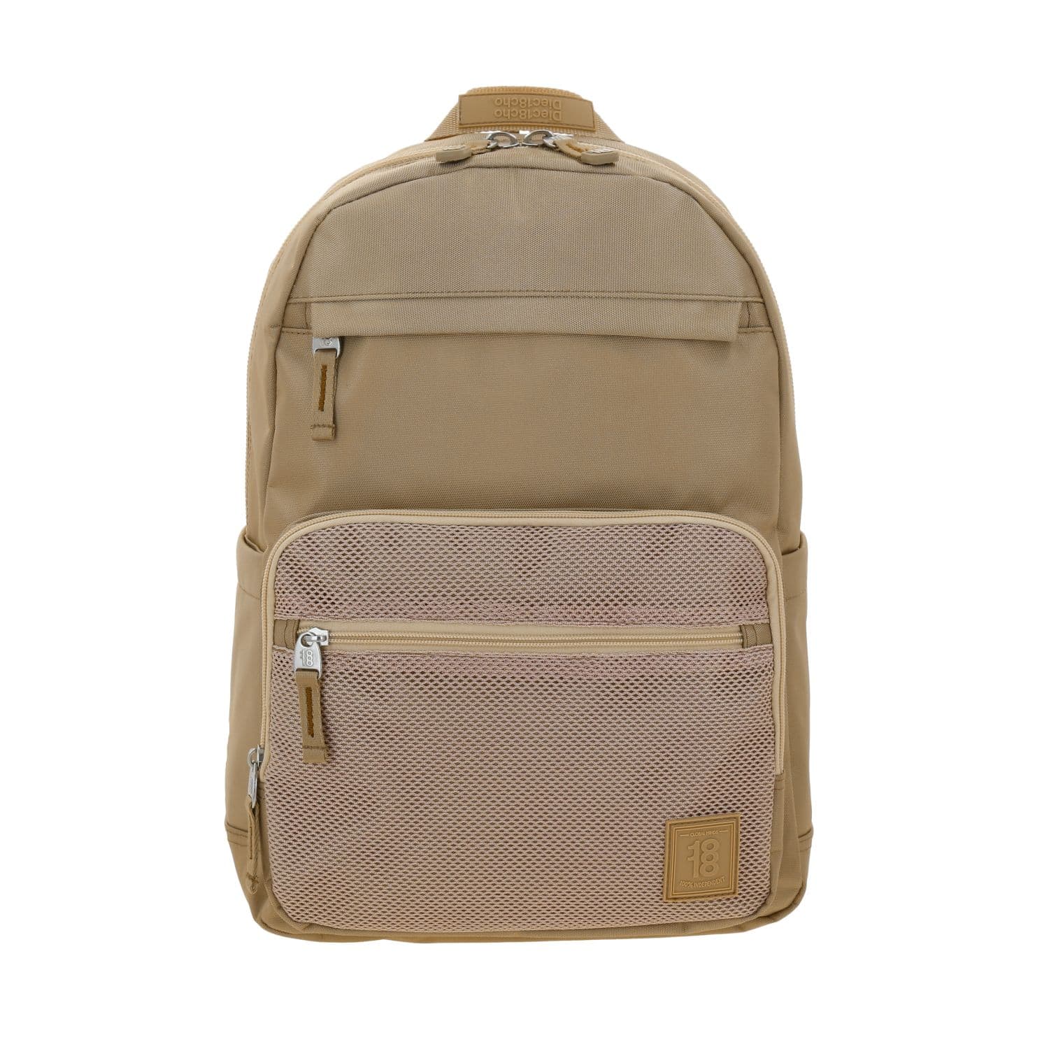 Mochila juvenil 1818 by Chenson beige con compartimentos amplios, modelo 1866480-E