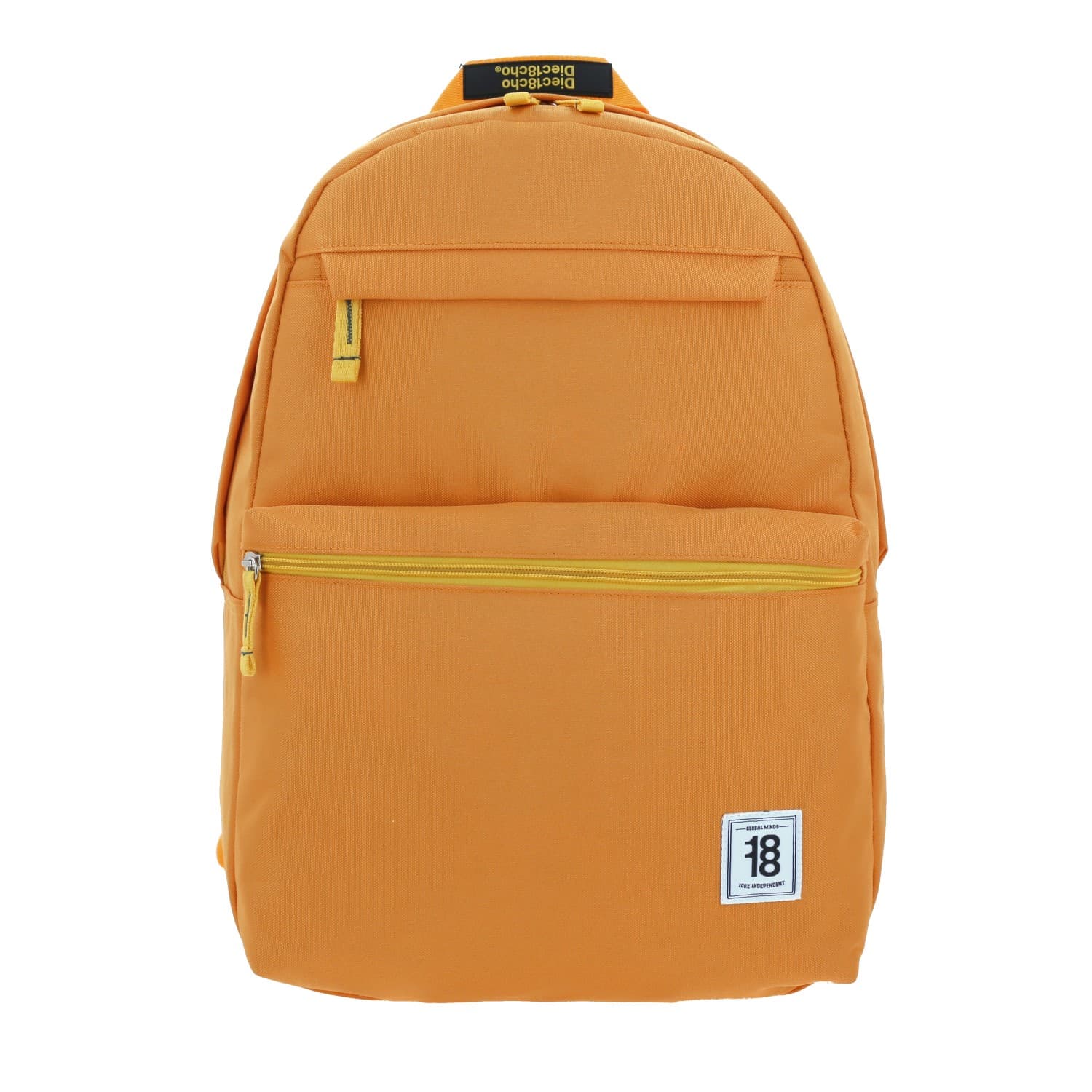 Mochila juvenil 1818 by Chenson amarilla con amplio compartimento, modelo 1866485-L